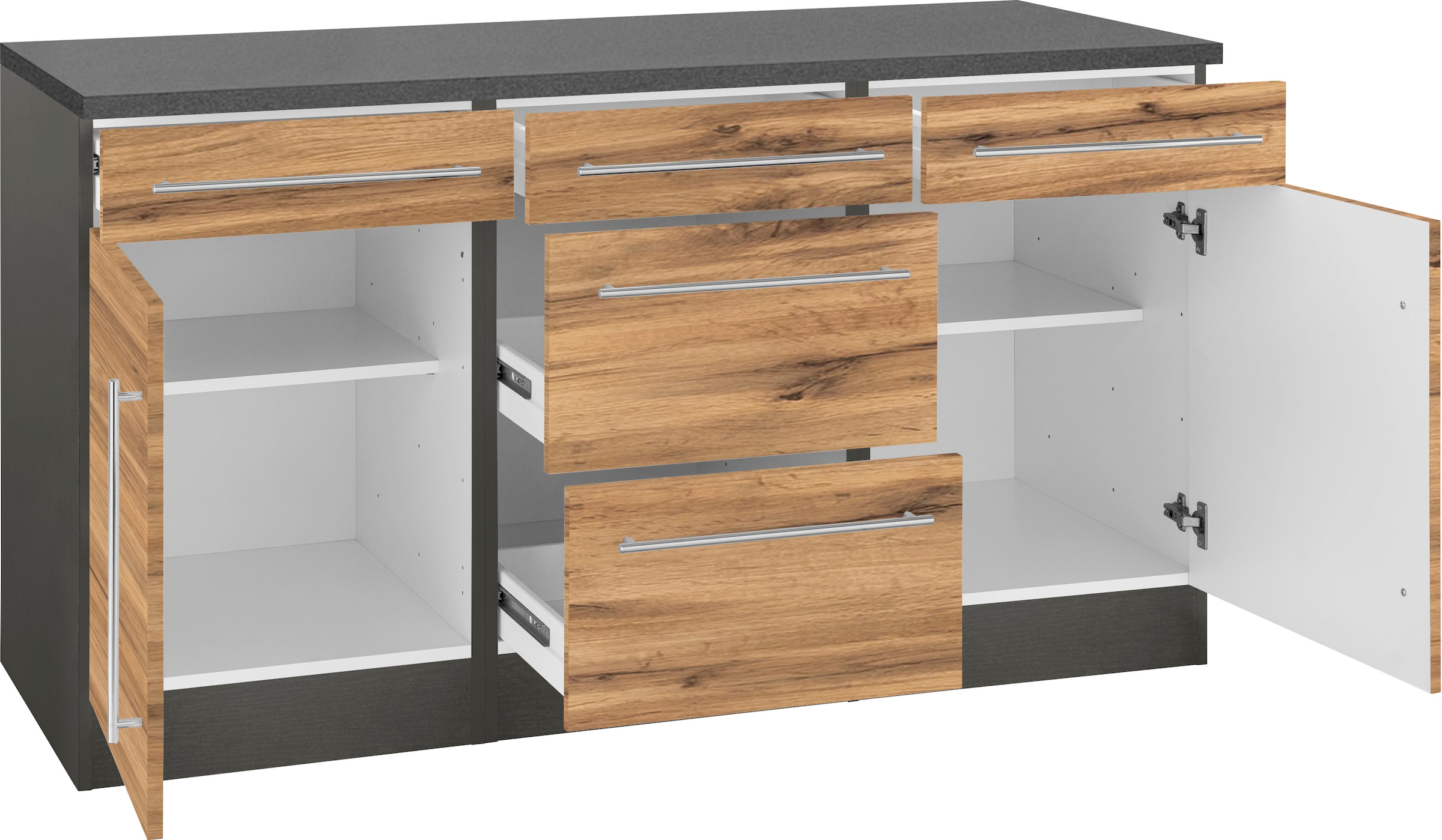 KOCHSTATION Unterschrank »KS-Samos«, Breite 150 cm