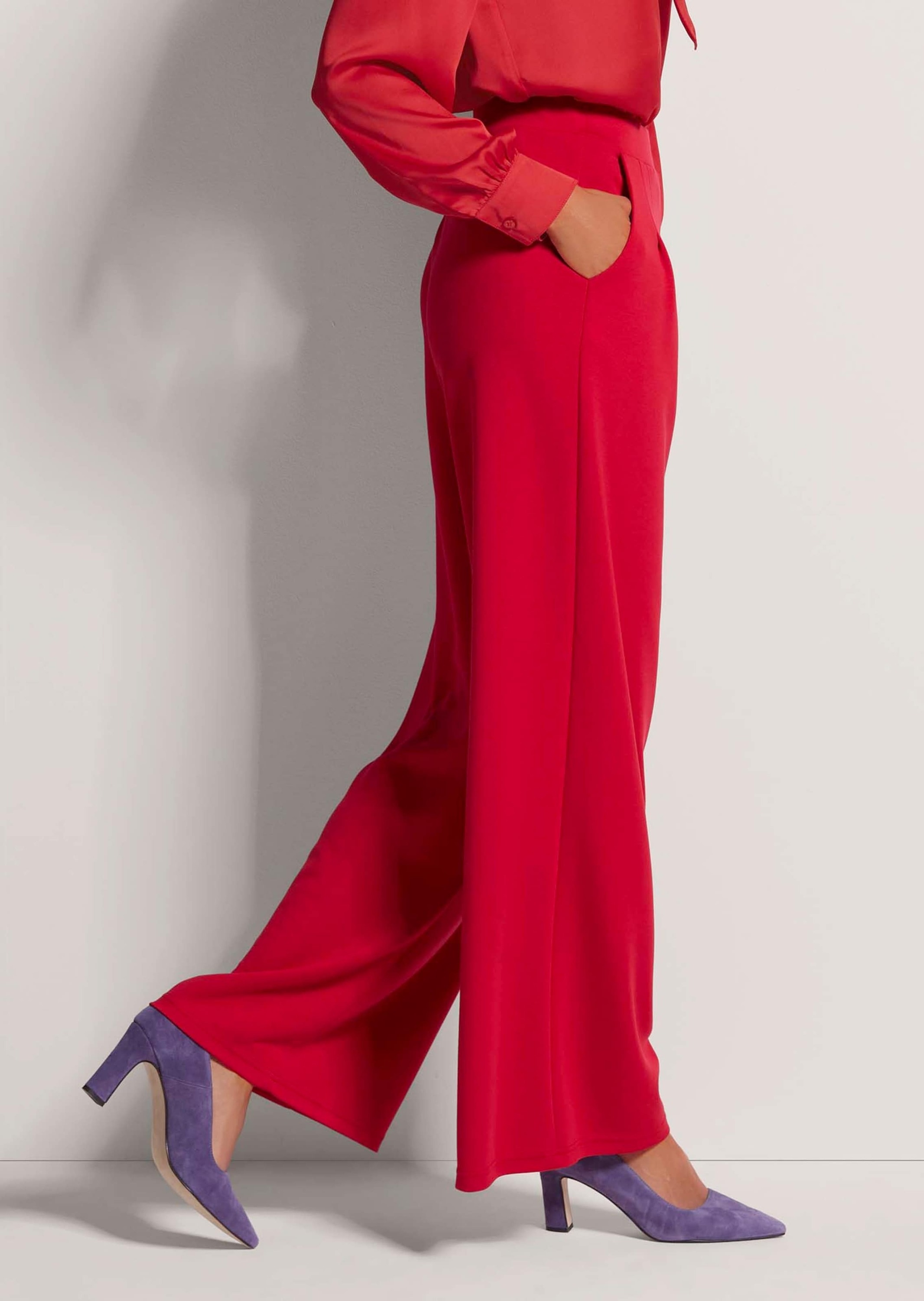 MADELEINE Stoffhose »Hose Schlupfhose mit eleganter Beinweite«