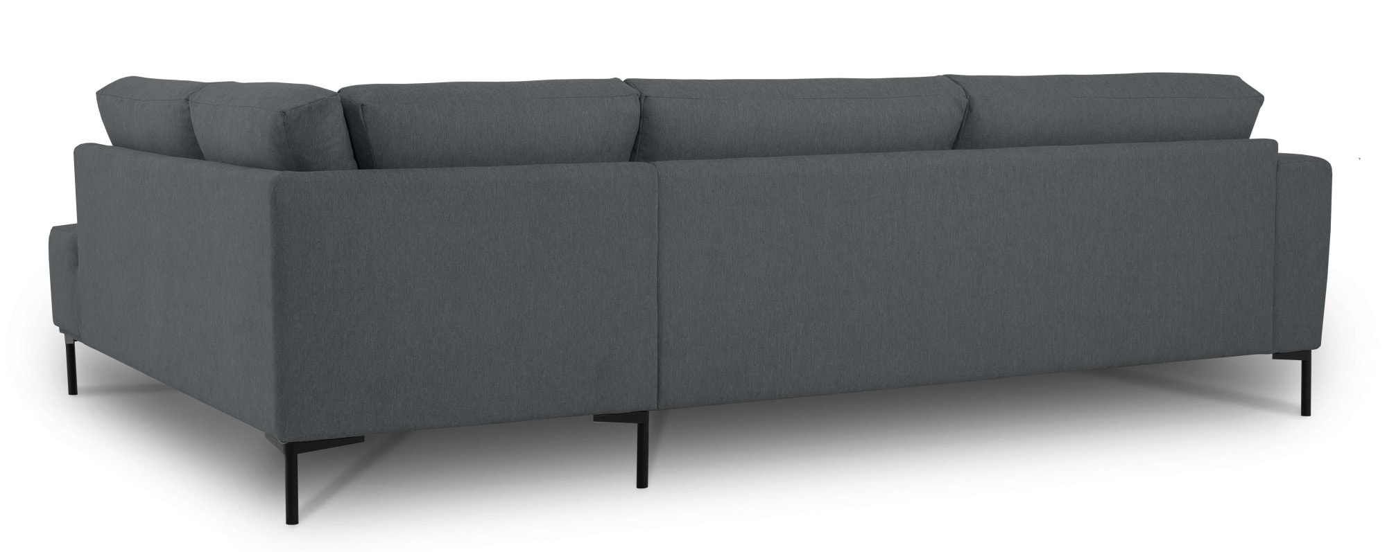andas Ecksofa »Melby«, (2 St.), Breite 275 cm, in einem weichen Struktur Stoff, lose Rückenkissen