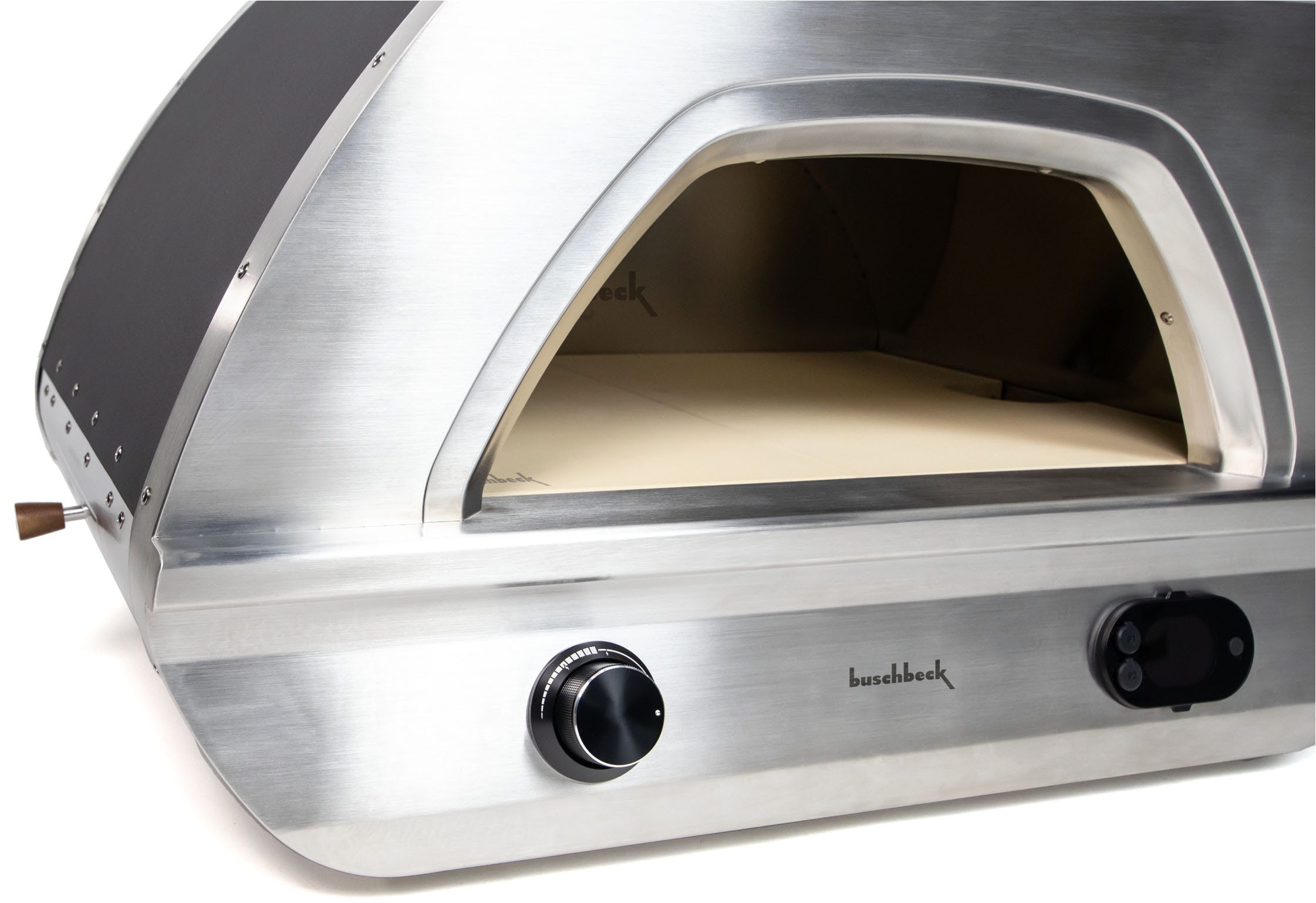 Buschbeck Gasgrill »Pizzaofen X1 inkl. Bluetooth-Thermometer«, BxTxH: 48x52x74 cm