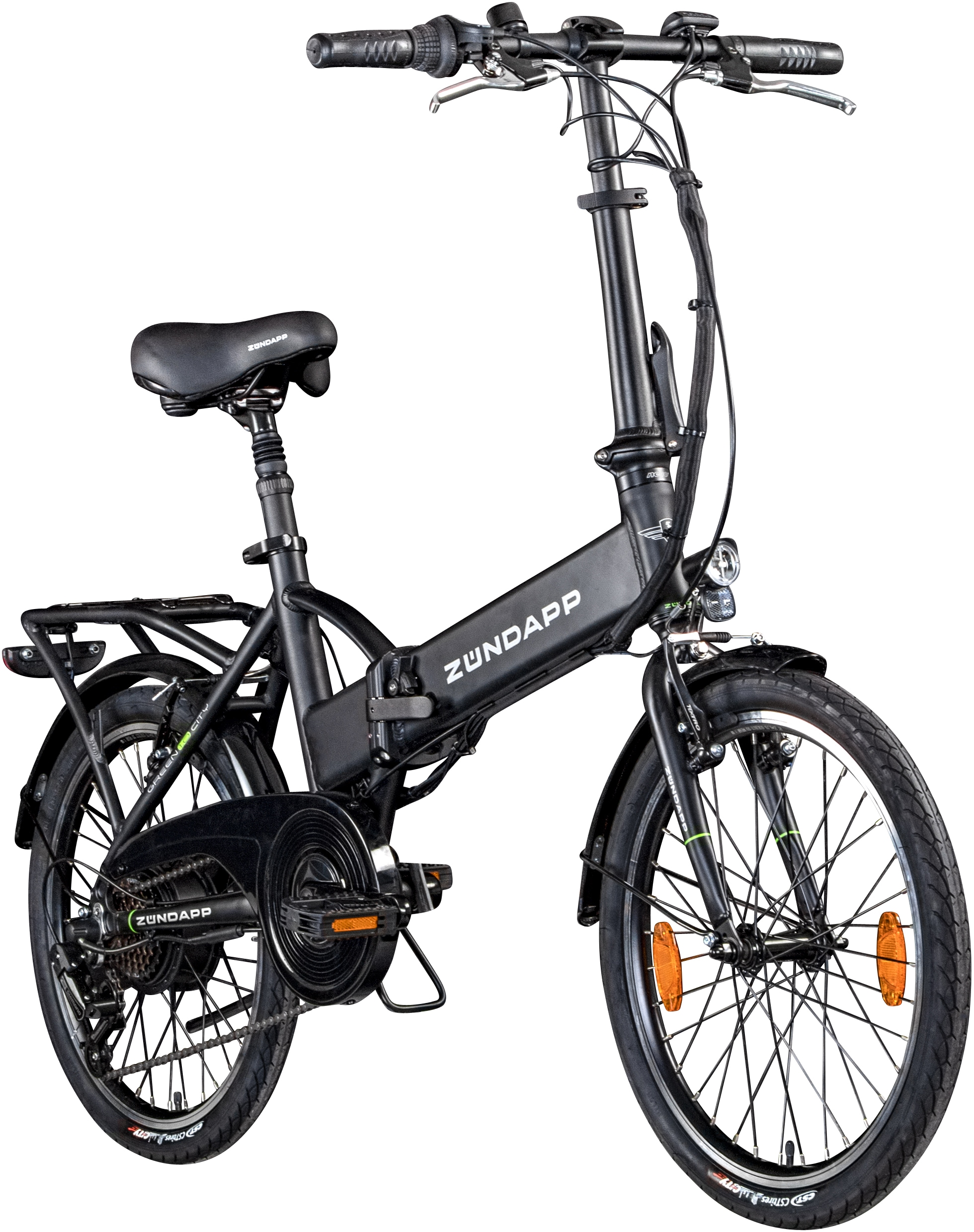 Zündapp E-Bike »Z101«, 6 Gang, Shimano, Tourney, Heckmotor 250 W, Pedelec, Elektrofahrrad für Damen u. Herren