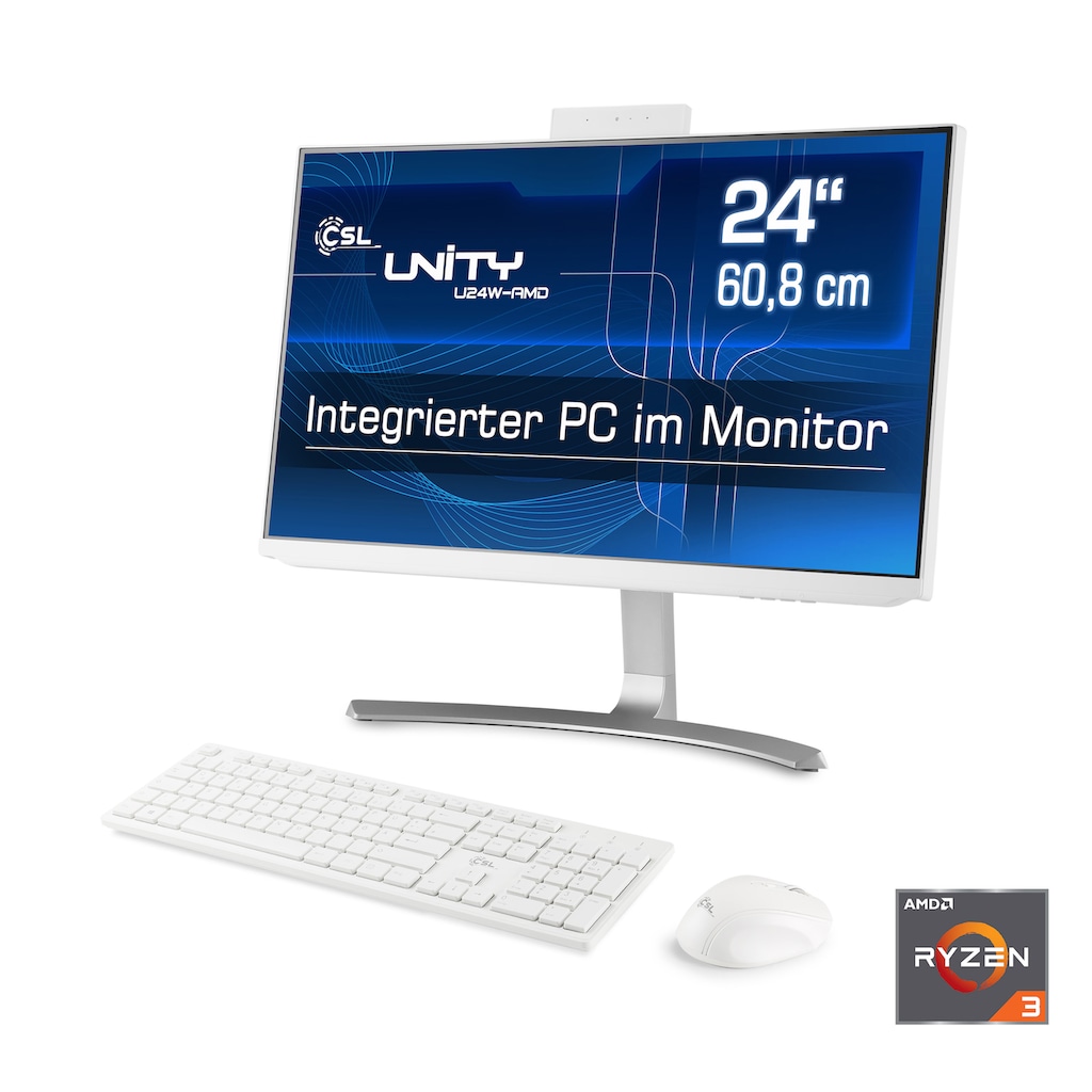 CSL All-in-One PC »Unity U24B-AMD / 3200G / 500 GB / 8 GB RAM / Win 11«