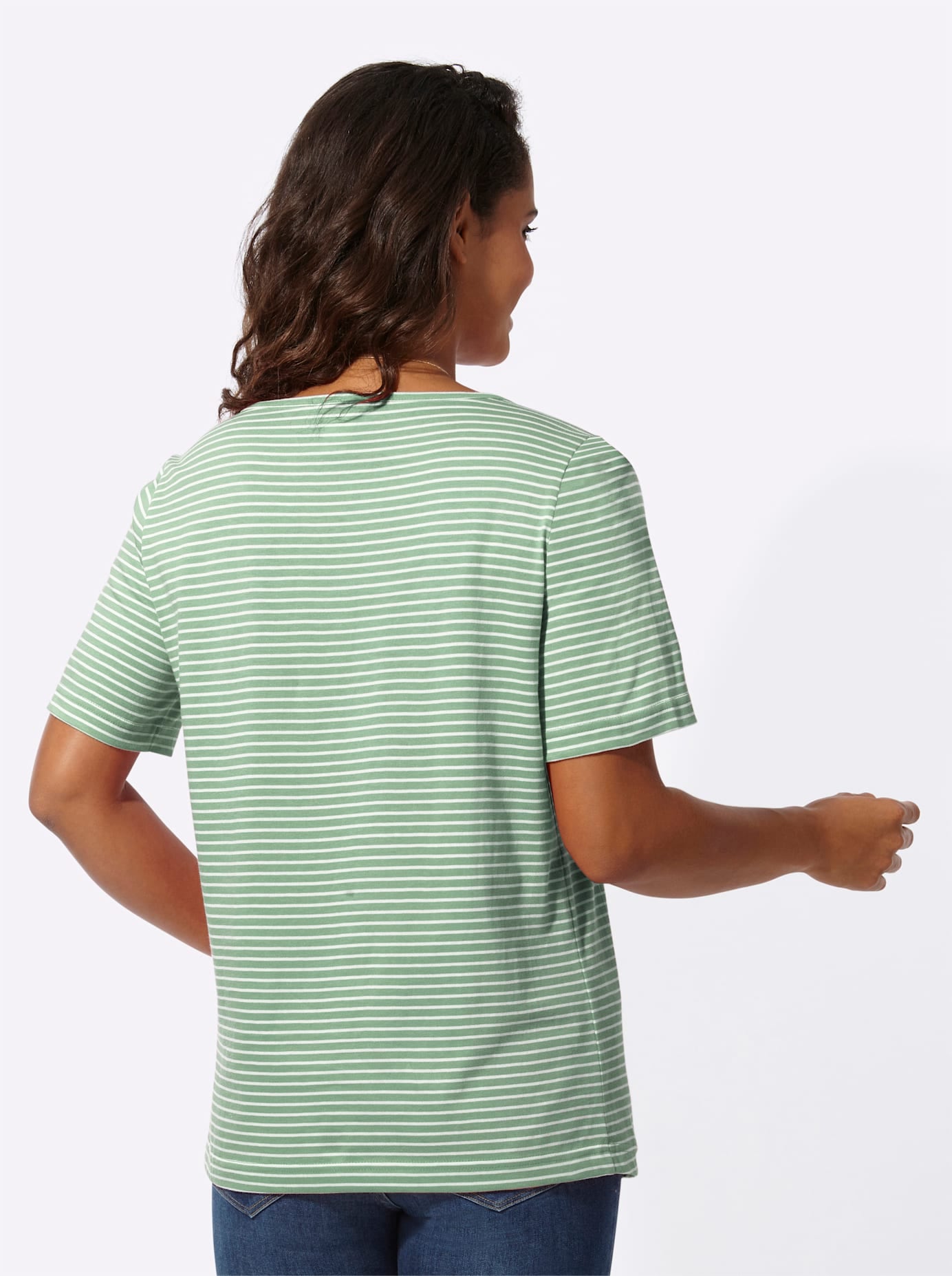 Casual Looks Kurzarmshirt »Ringelshirt« 1 Stk.