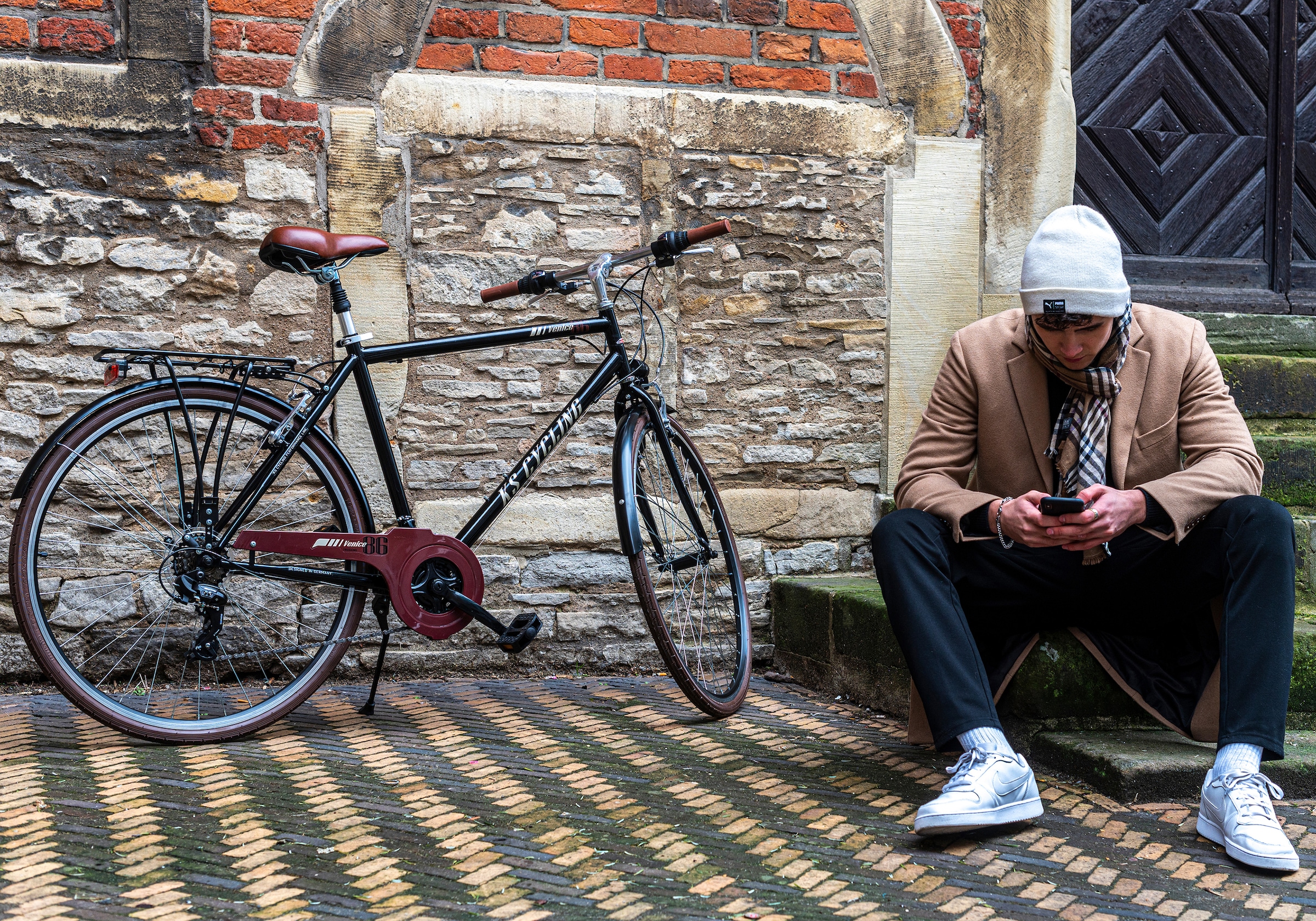 KS Cycling Trekkingrad »Venice«, 21 Gang, Shimano, Tourney Schaltwerk, Kettenschaltung, für Herren, Kettenschaltung