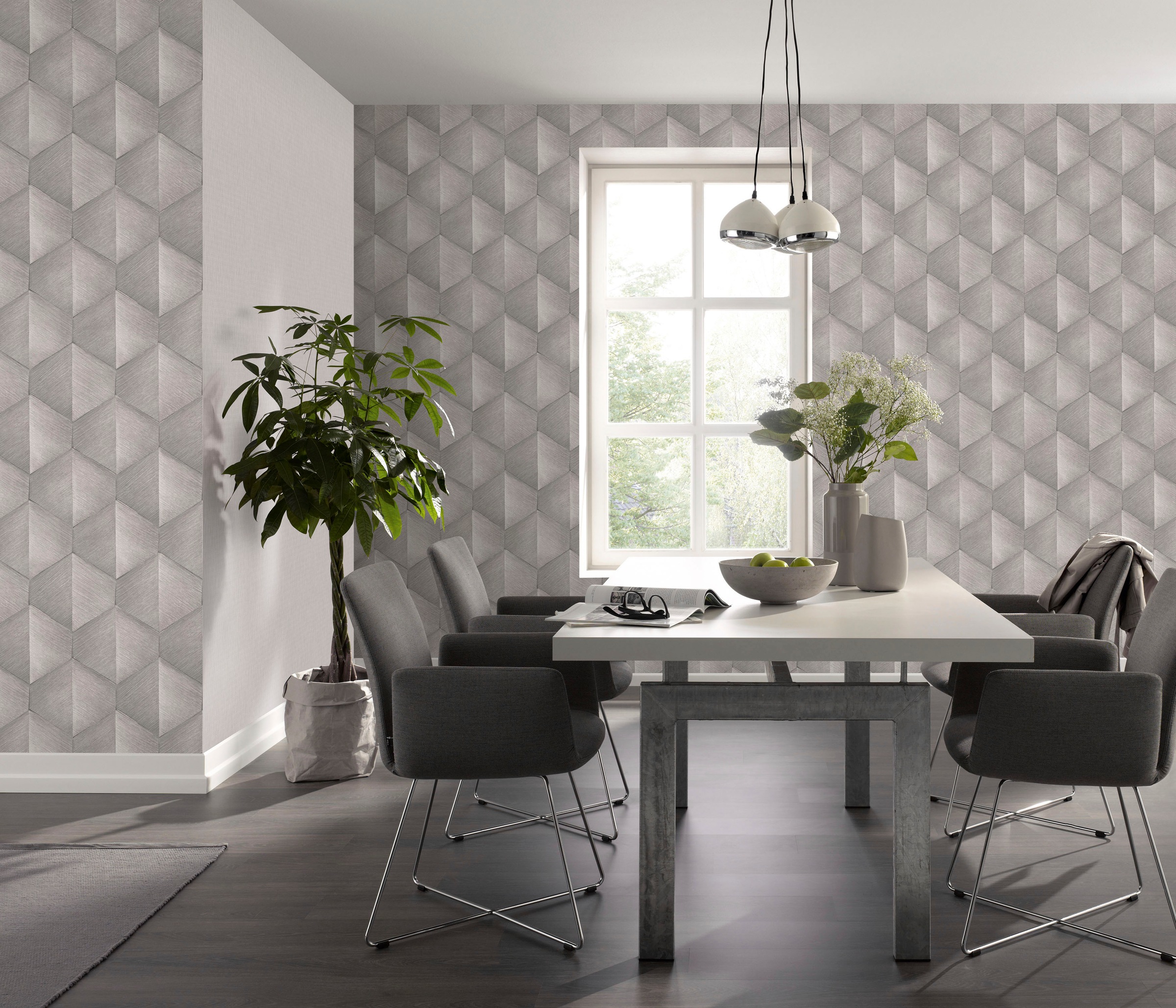 Fashion for walls Vliestapete »Prisma«, 3D-Optik, Phthalate frei