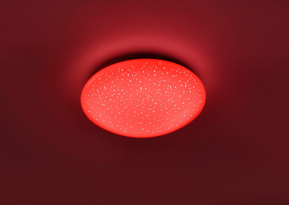 Deckenleuchte Farbwechsel online Garantie 3 1 Leuchten RGB+W mit flammig-flammig, Ø LED, Direkt kaufen Sternenhimmel-Optik, XXL 25 Jahren »SKYLER«, | dimmbar, cm,