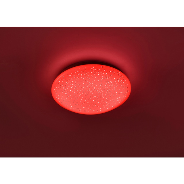 dimmbar, Deckenleuchte 25 Sternenhimmel-Optik, 1 Ø RGB+W mit | Farbwechsel LED, online cm, Leuchten Direkt XXL »SKYLER«, Jahren kaufen flammig-flammig, Garantie 3