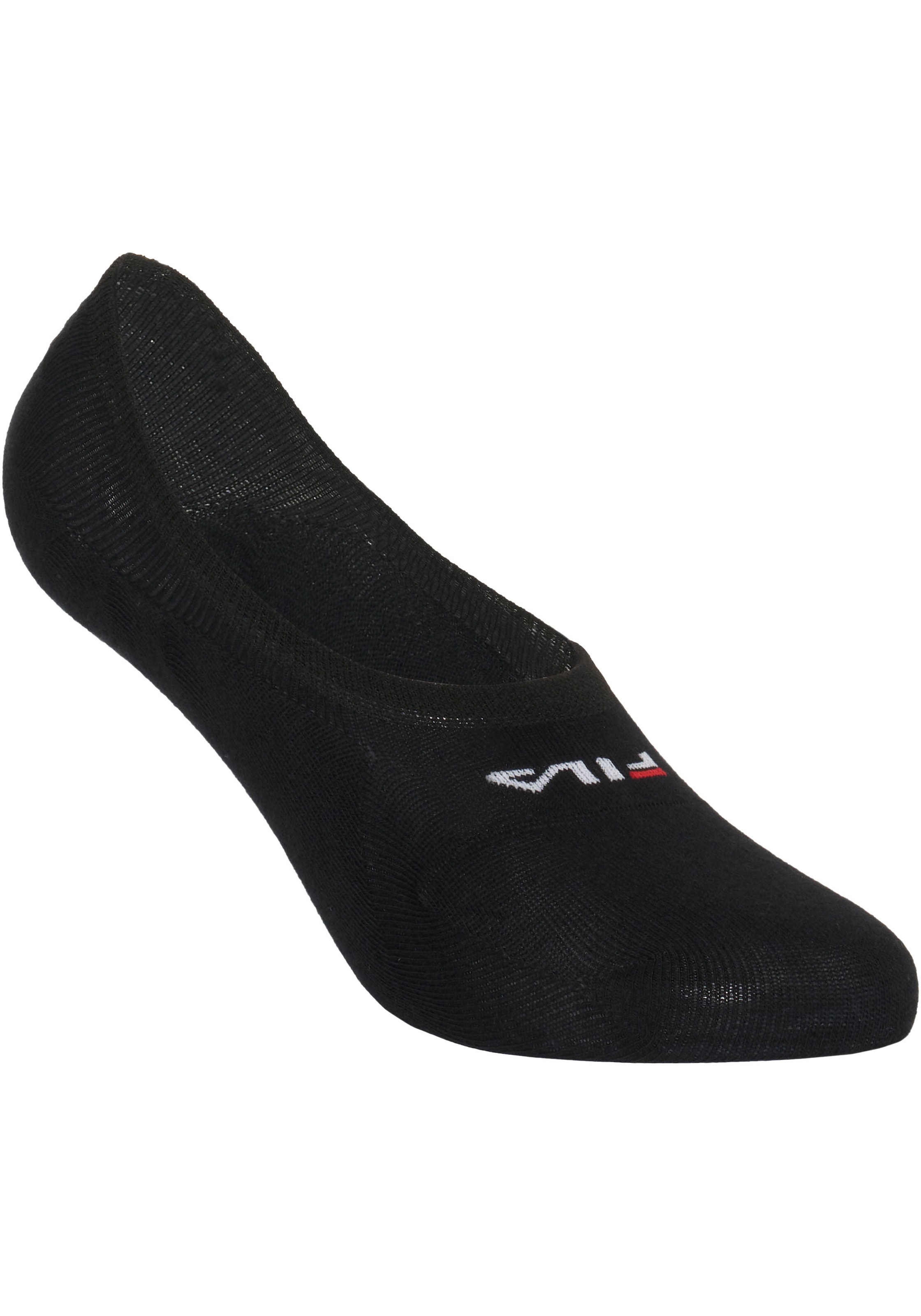 Fila Füßlinge »UNISEX GHOST SOCKS«, (6 Paar), mit Logo-Schriftzug, Silikonstreifen an der Ferse für besseren Halt