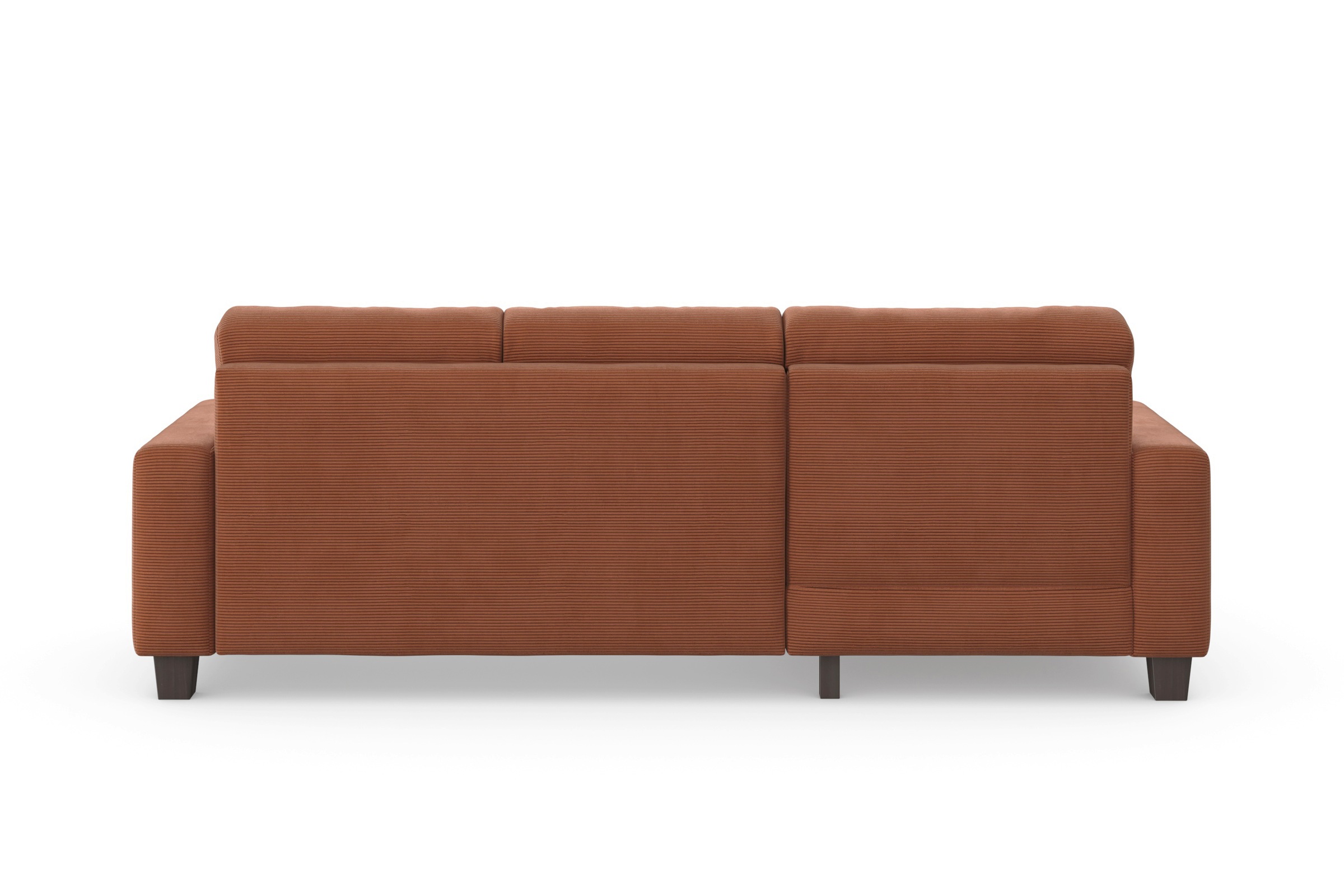 Home affaire Ecksofa »Summer L-Form« mit Recamiere, mit oder ohne Bettfunktion und Bettkasten, Cord-Bezug,