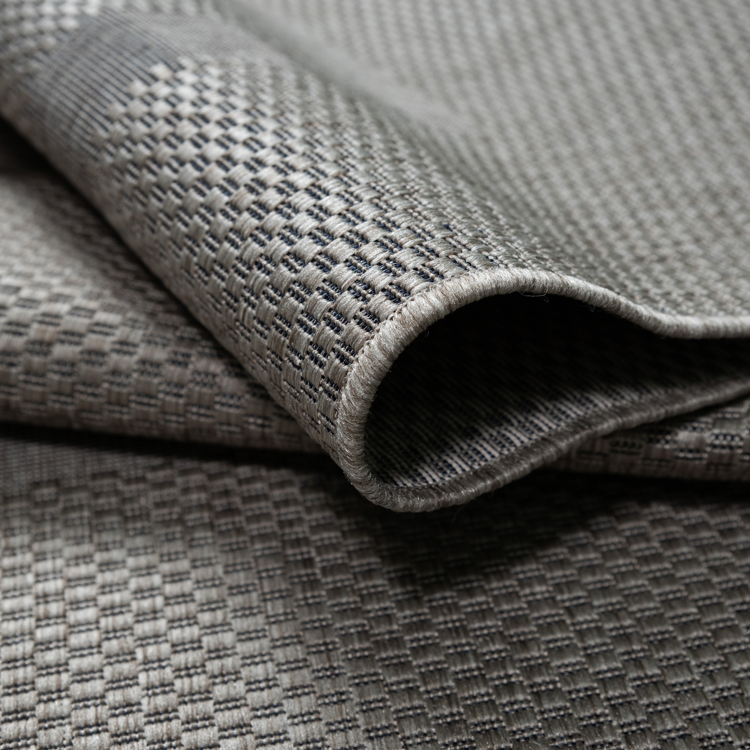 my home Teppich »Venedig Bordüre auch als Läufer erhältlich« rechteckig 3 mm Höhe In- und Outdoor geeignet, Sisal-Optik, Wetterfest & UV-beständig