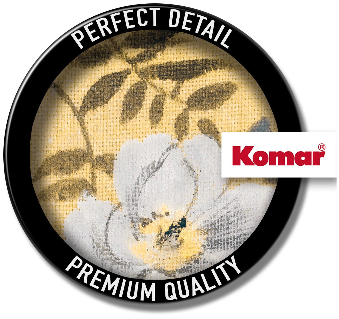 Komar Vliestapete »Vlies  - Mandarin - Größe 368 x 248 cm« bedruckt glatt Wohnzimmer, Schlafzimmer