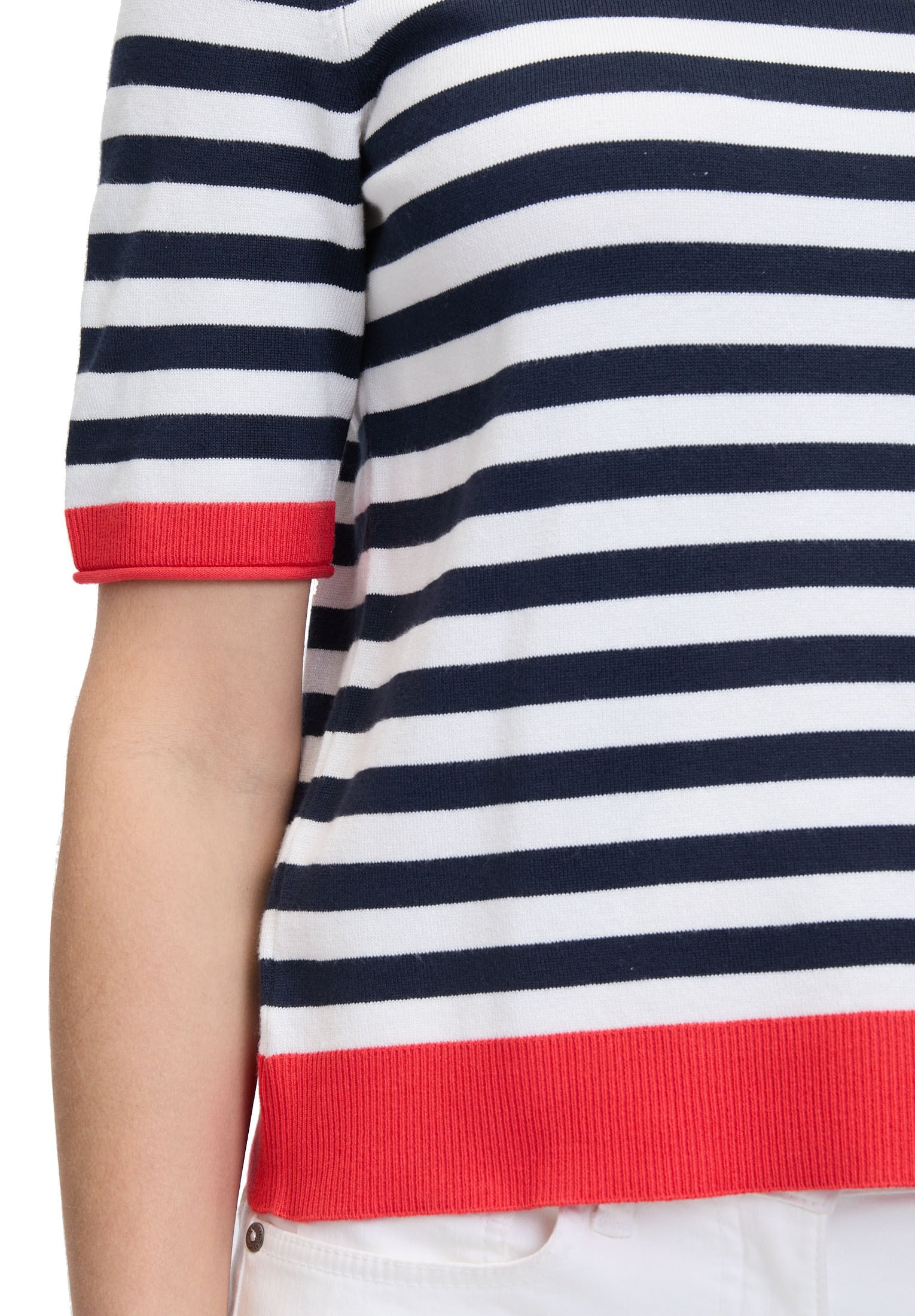 Betty Barclay Rundhalspullover »Basic-Pullover mit Streifen«