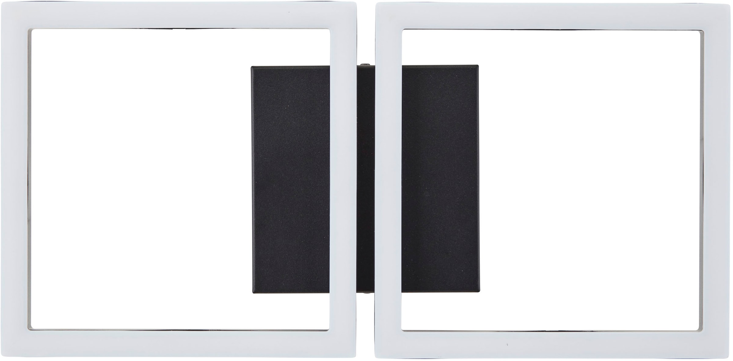 Brilliant LED Deckenleuchte »Nuvela« LED-Modul Warmweiß LED-Profilleuchte, 20 x 41 x 5 cm, 2300 lm, 3000 K, Metall, schwarz