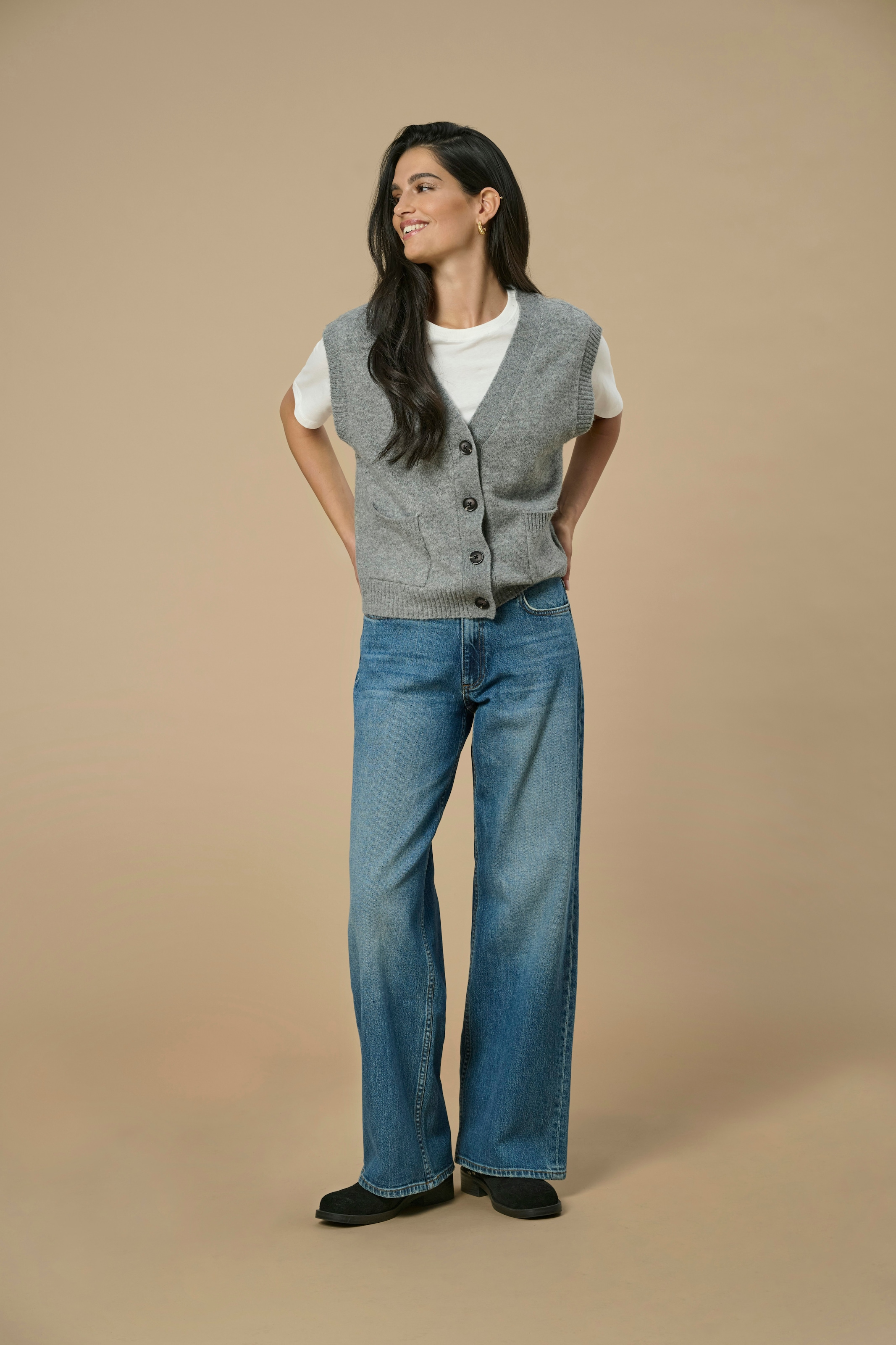 JDY Relax-fit-Jeans »JDYRUBY MW WID MB 1006 DNM NOOS«