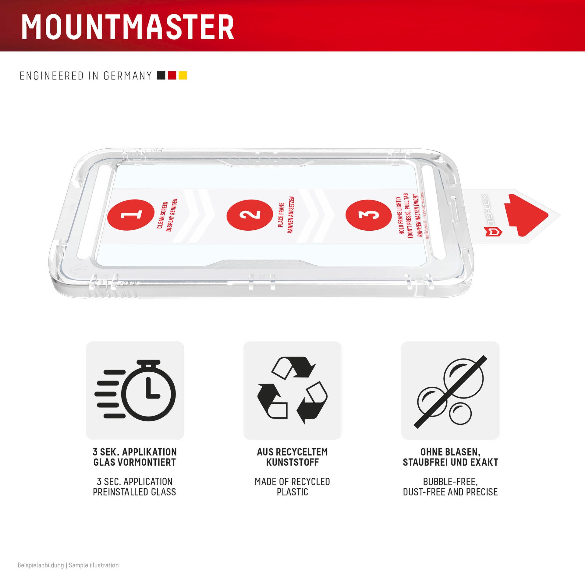 Displex Displayschutzglas »Real Glass Screen Protector« für Google Pixel 11 Pro XL Displayschutzfolie