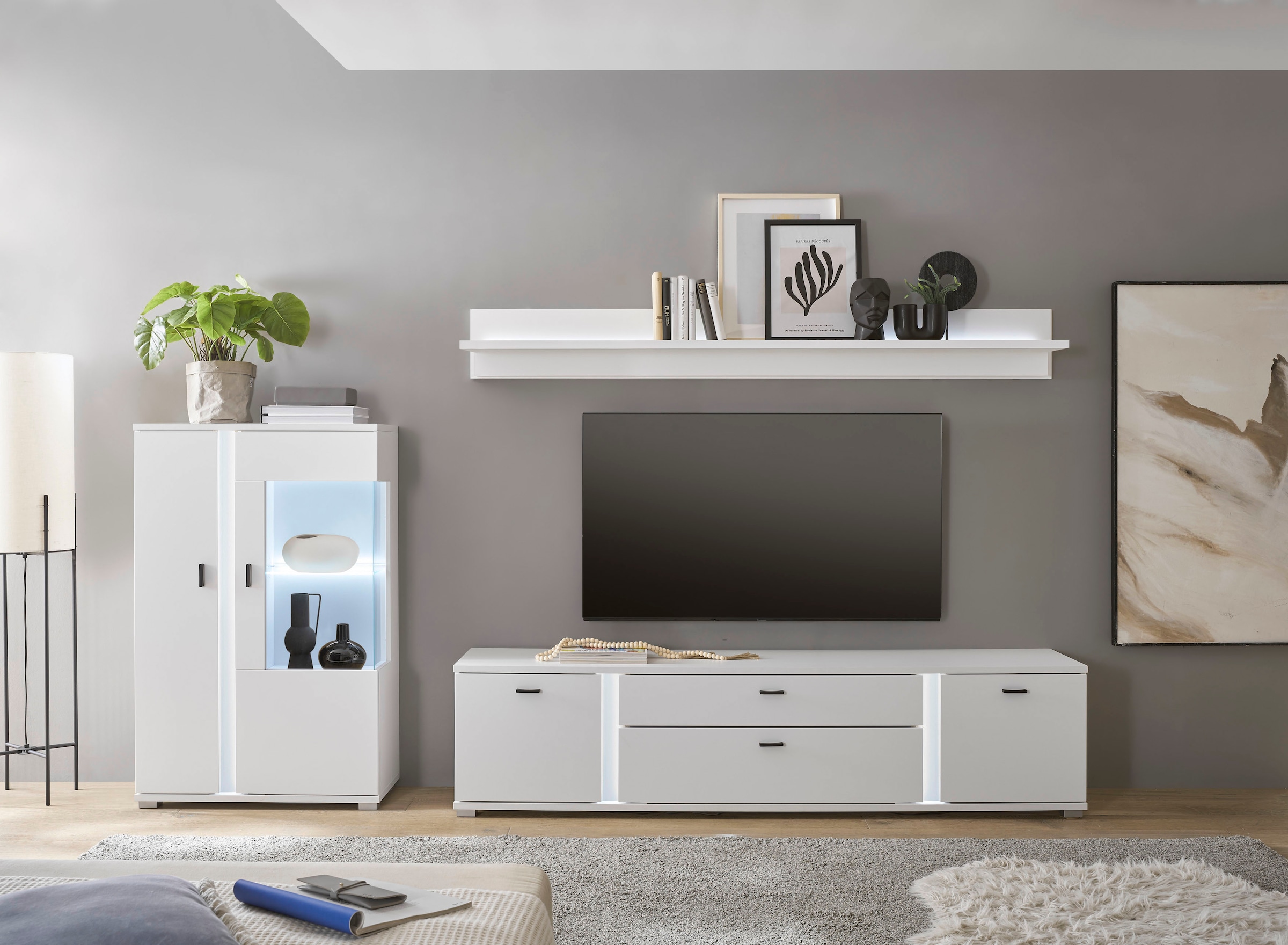 Home affaire Wohnwand »LONG ISLAND« Set, 3 Stk. tlg.