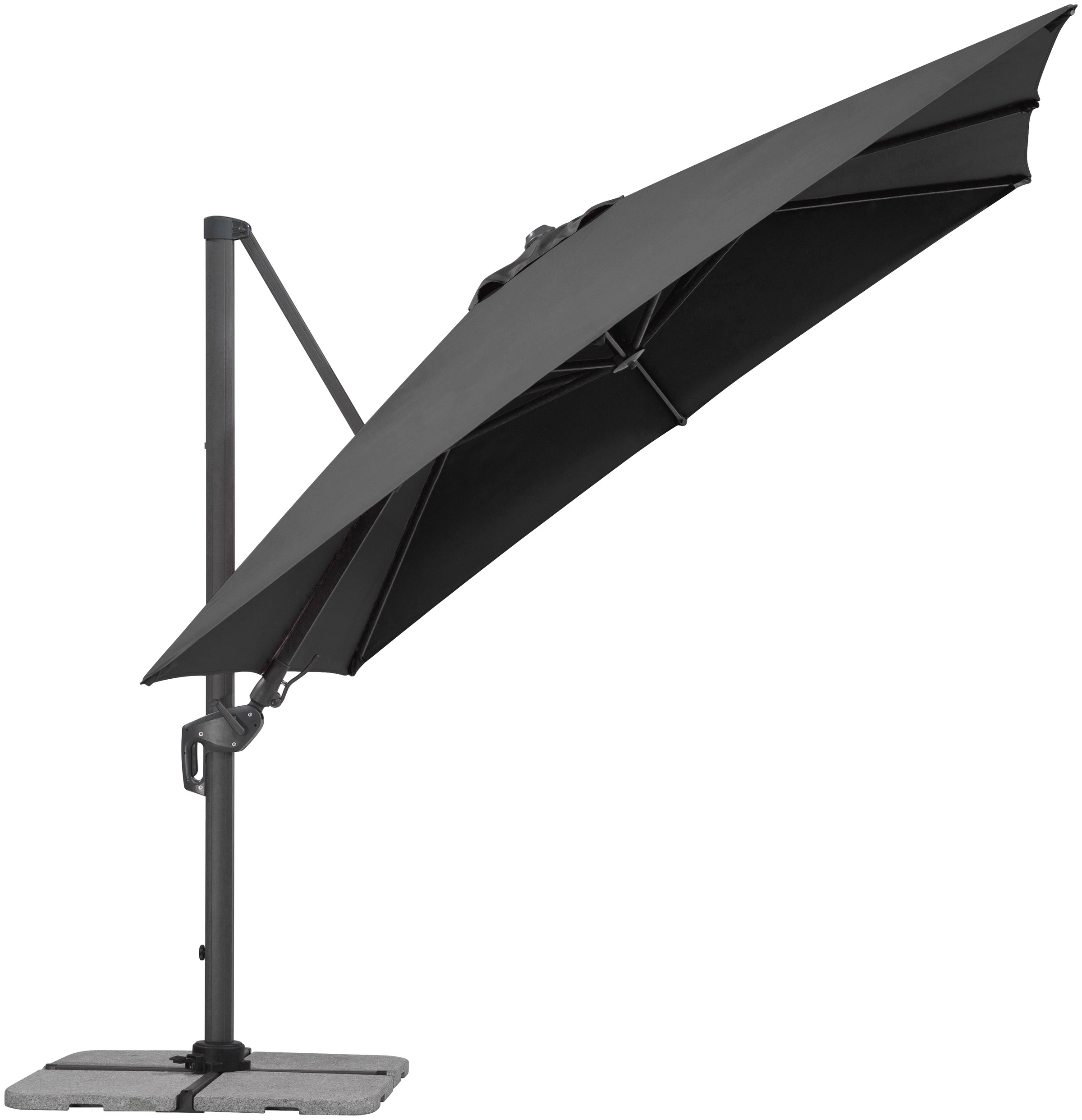 Schneider Schirme Ampelschirm »Rhodos Twist« mit Schutzhülle, ohne Wegeplatten