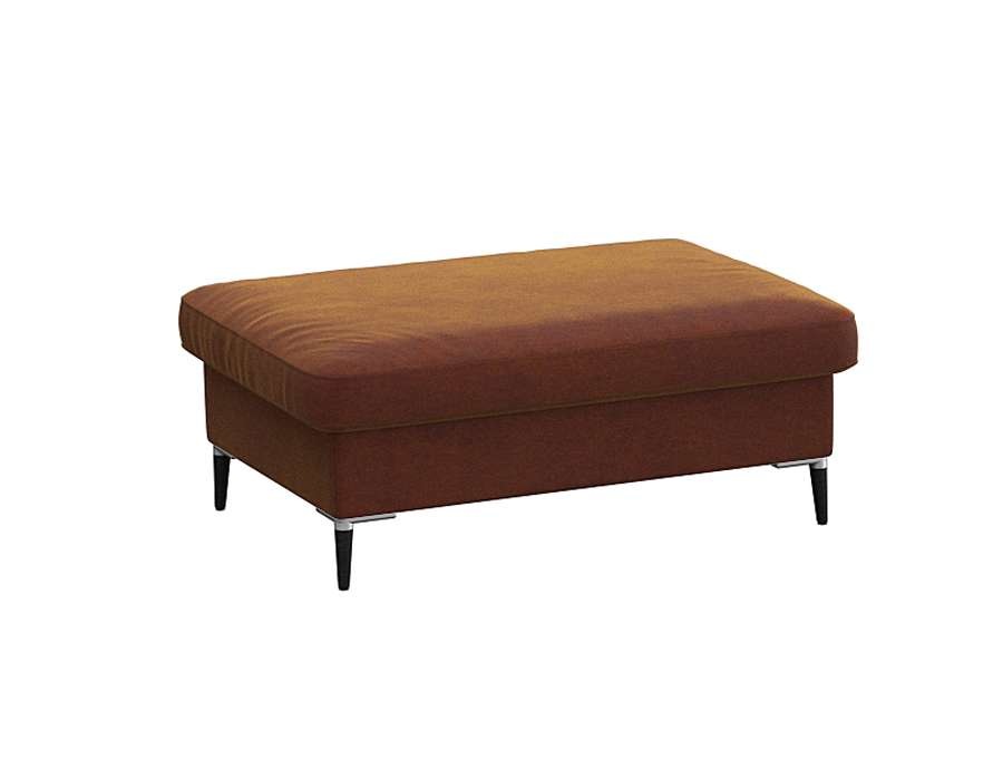 FLEXLUX Pouf »Fiore«, Kaltschaum, Füße Alu+schwarz