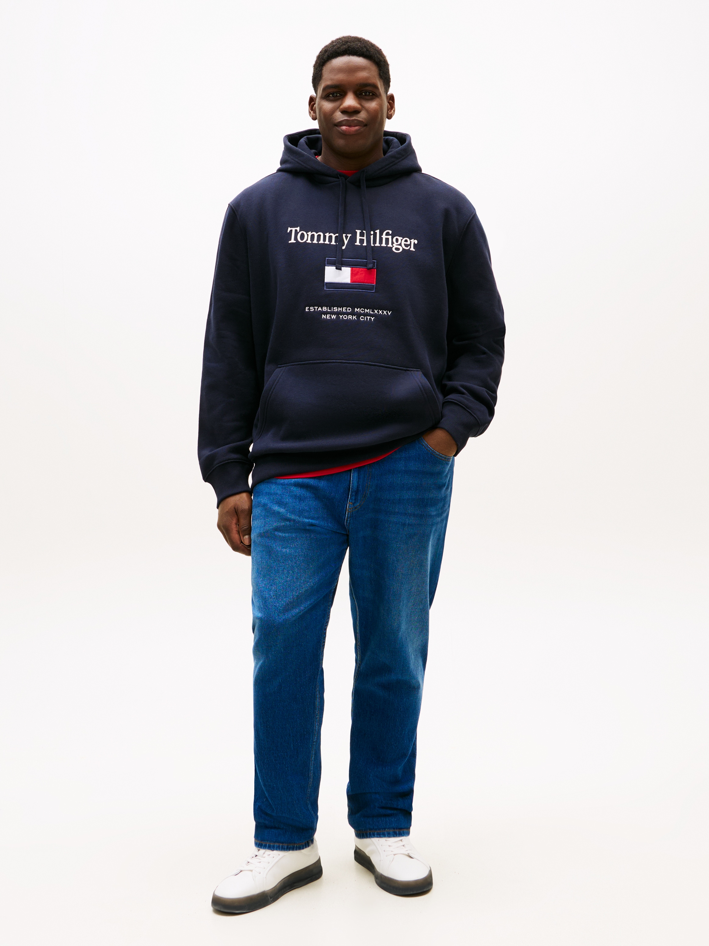 Tommy Hilfiger Big & Tall Hoodie »BT-TOMMY EMBRO FLAG«, Große Größen
