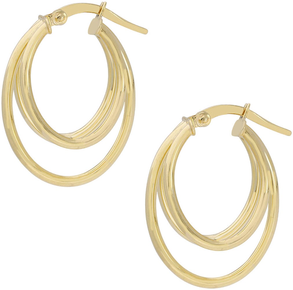 Firetti Paar Creolen »Schmuck Geschenk Gold 375 Ohrschmuck Ohrringe«