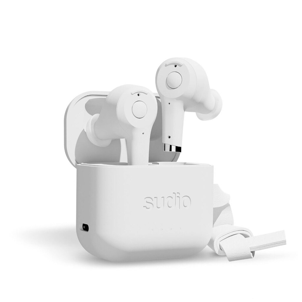 sudio wireless In-Ear-Kopfhörer »Sudio Ett«, Rauschunterdrückung-Active Noise Cancelling (ANC)-integrierte Steuerung für Anrufe und Musik-True Wireless