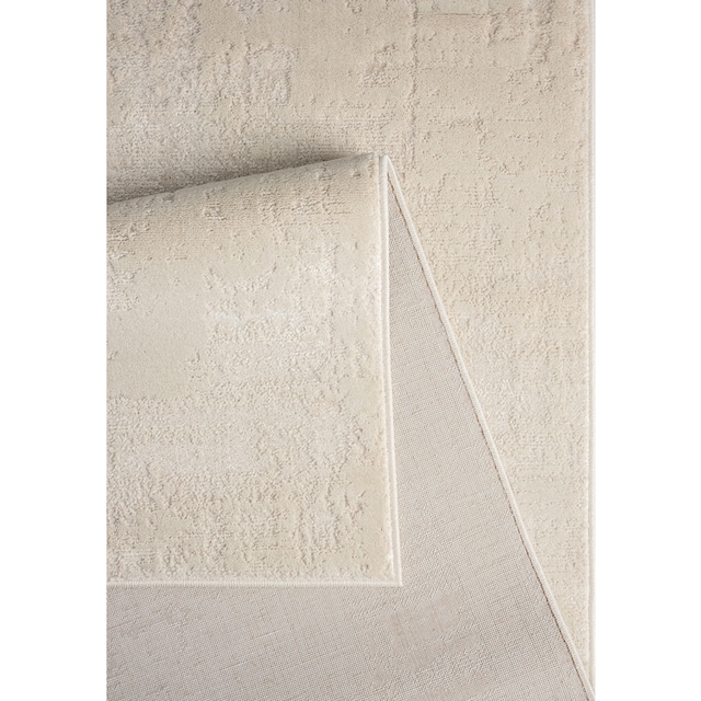 Leonique Teppich »Hamsa«, rechteckig, 9 mm Höhe, Hoch-Tief-Struktur,  Schrumpf Carving-Effekt, besonders dichte Qualität, ideale Teppiche für  Wohnzimmer, Schlafzimmer, Esszimmer, Ankleidezimmer