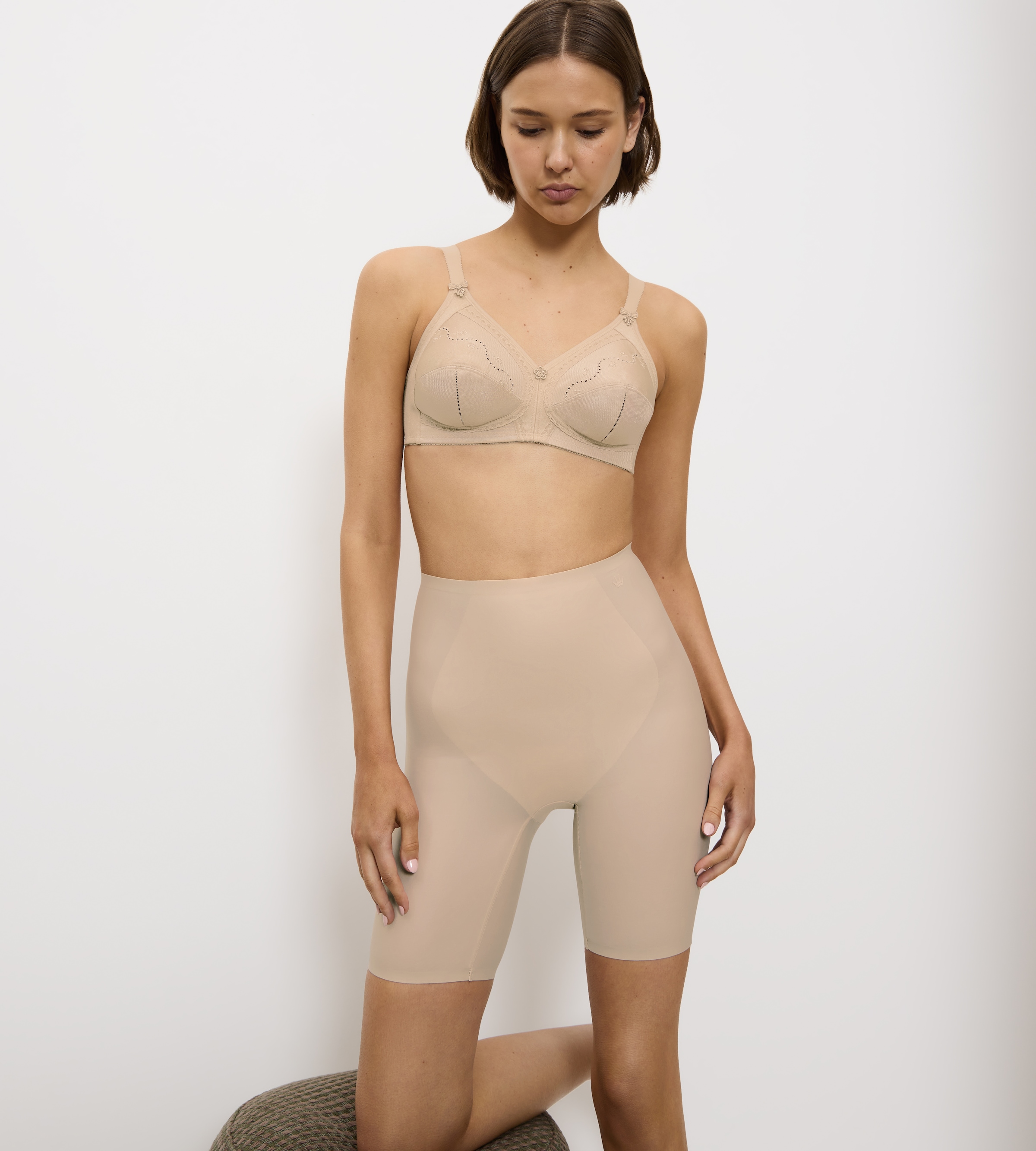 Triumph Bügelloser BH »Doreen + Cotton 01 N« mit zarter Lochstickerei