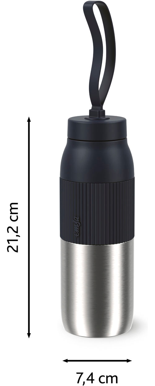 Emsa Isolierflasche »beYou Twist« mit integriertem Sieb und Trageband, 100% dicht, spülmaschinengeeignet