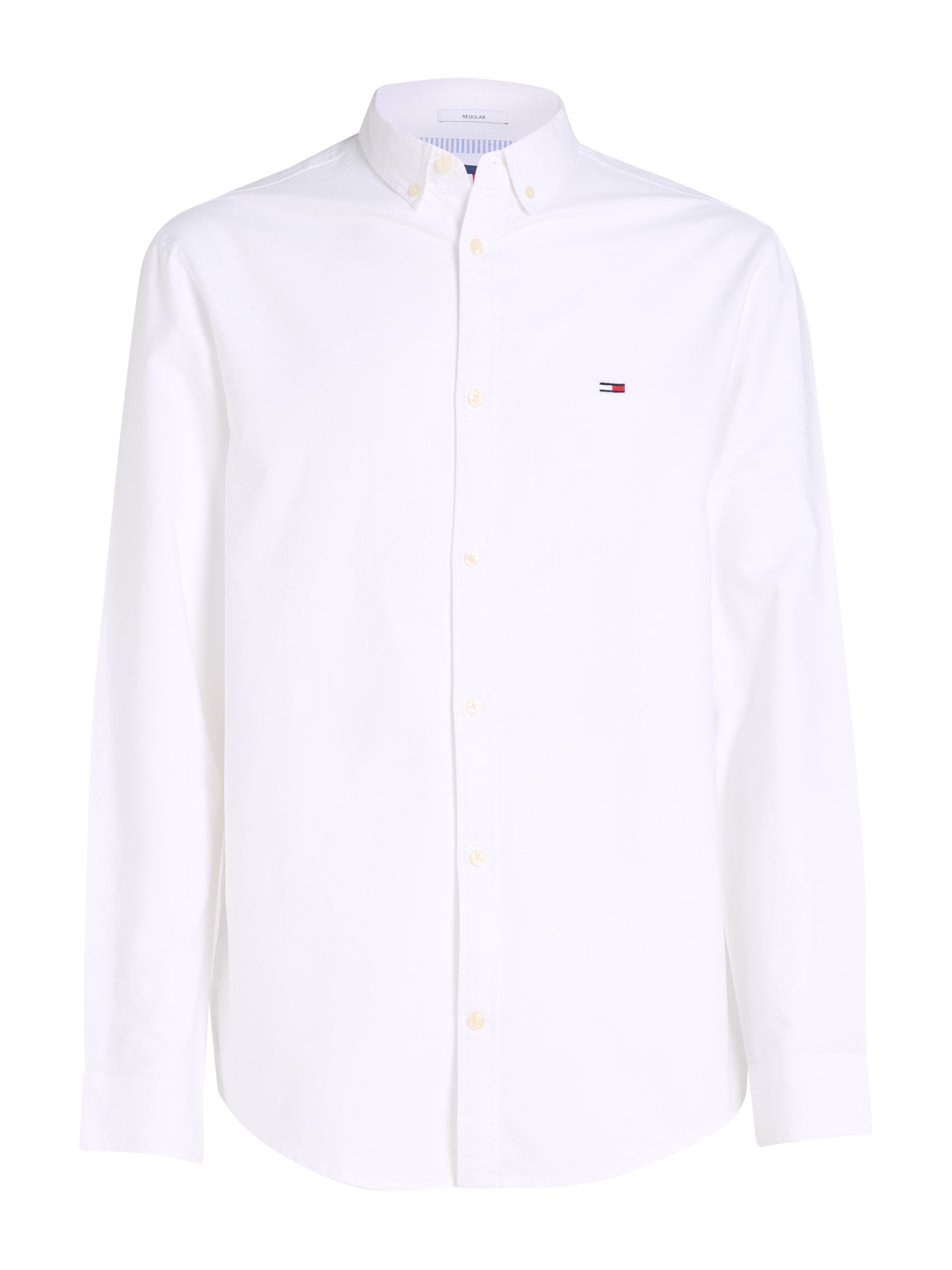 Tommy Jeans Langarmhemd »TJM ENTRY REG OXFORD SHIRT«, mit Logoprägung