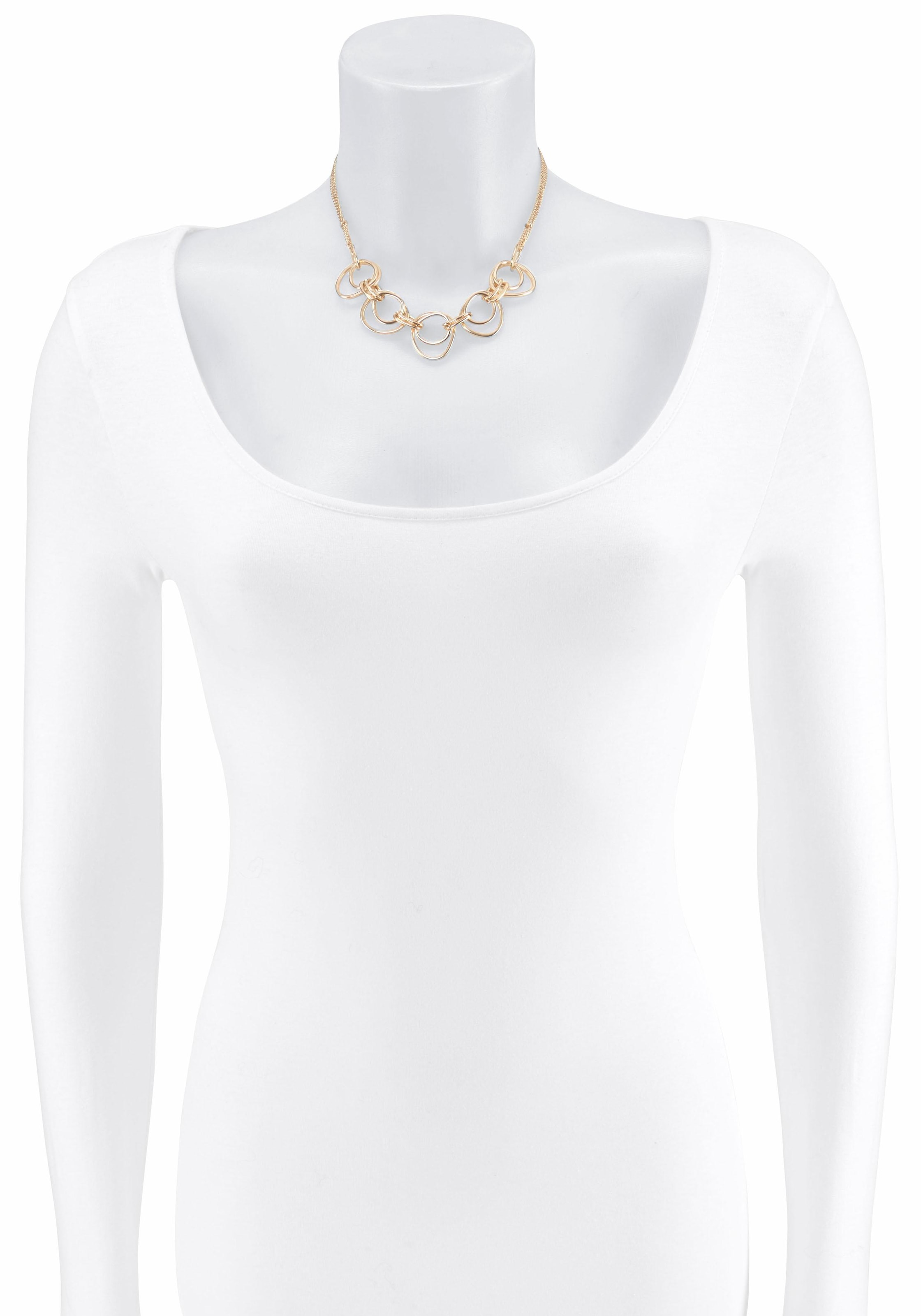 Firetti Collier »eingehängte Ringzierde, mehrreihig«, (1 tlg.)