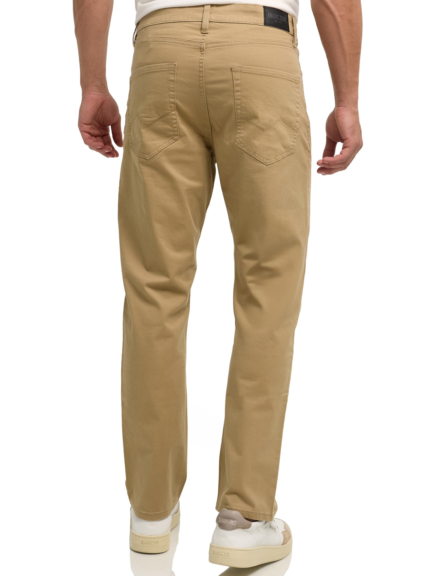 Indicode 5-Pocket-Hose »INVince col. Twill«  Baumwollmischung, relaxed fit