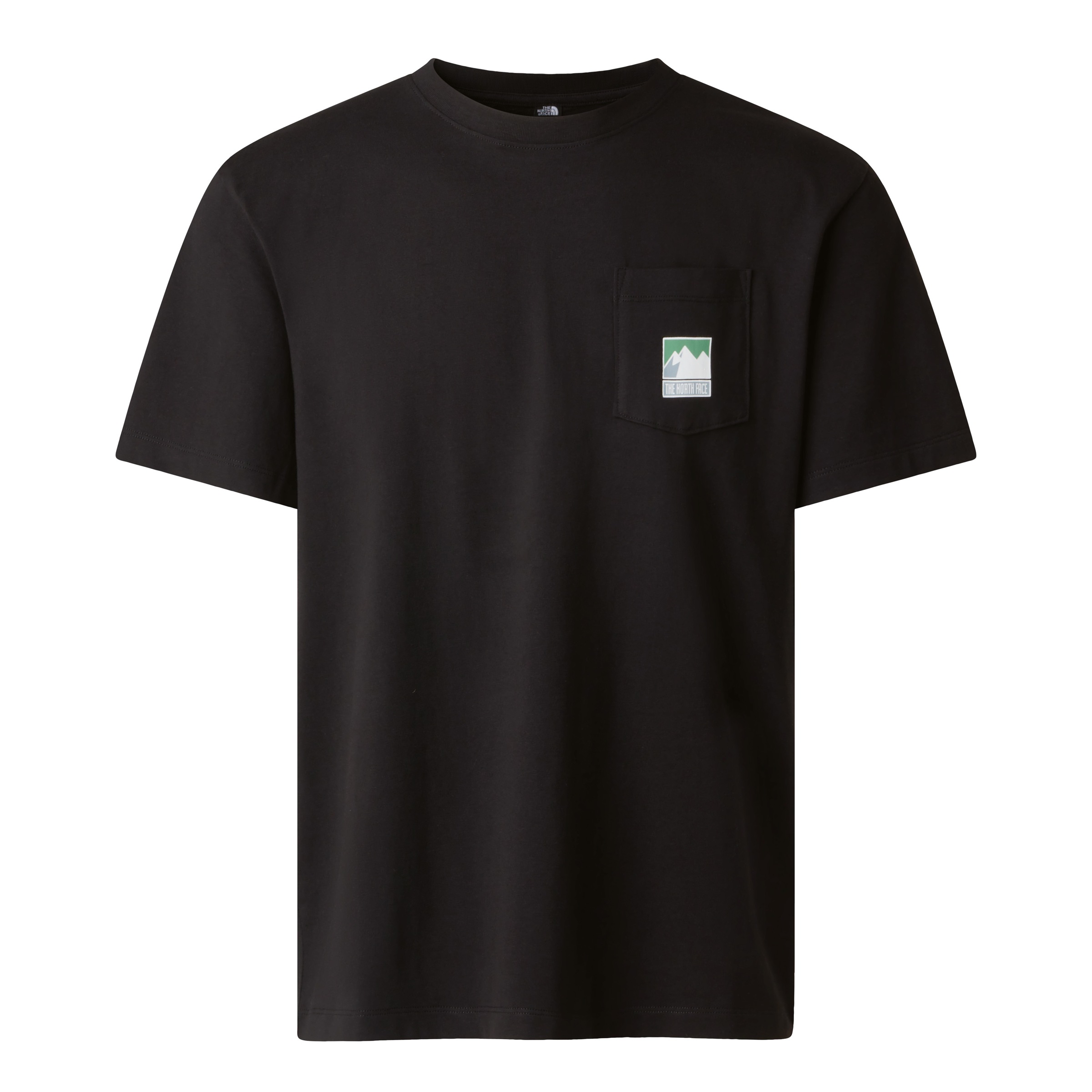 The North Face T-Shirt »M MOUNTAIN LOGO RELAXED SHORT SLEEVE TEE-GRAPHIC« lockere Passform, kurze Ärmel, weiches Material
