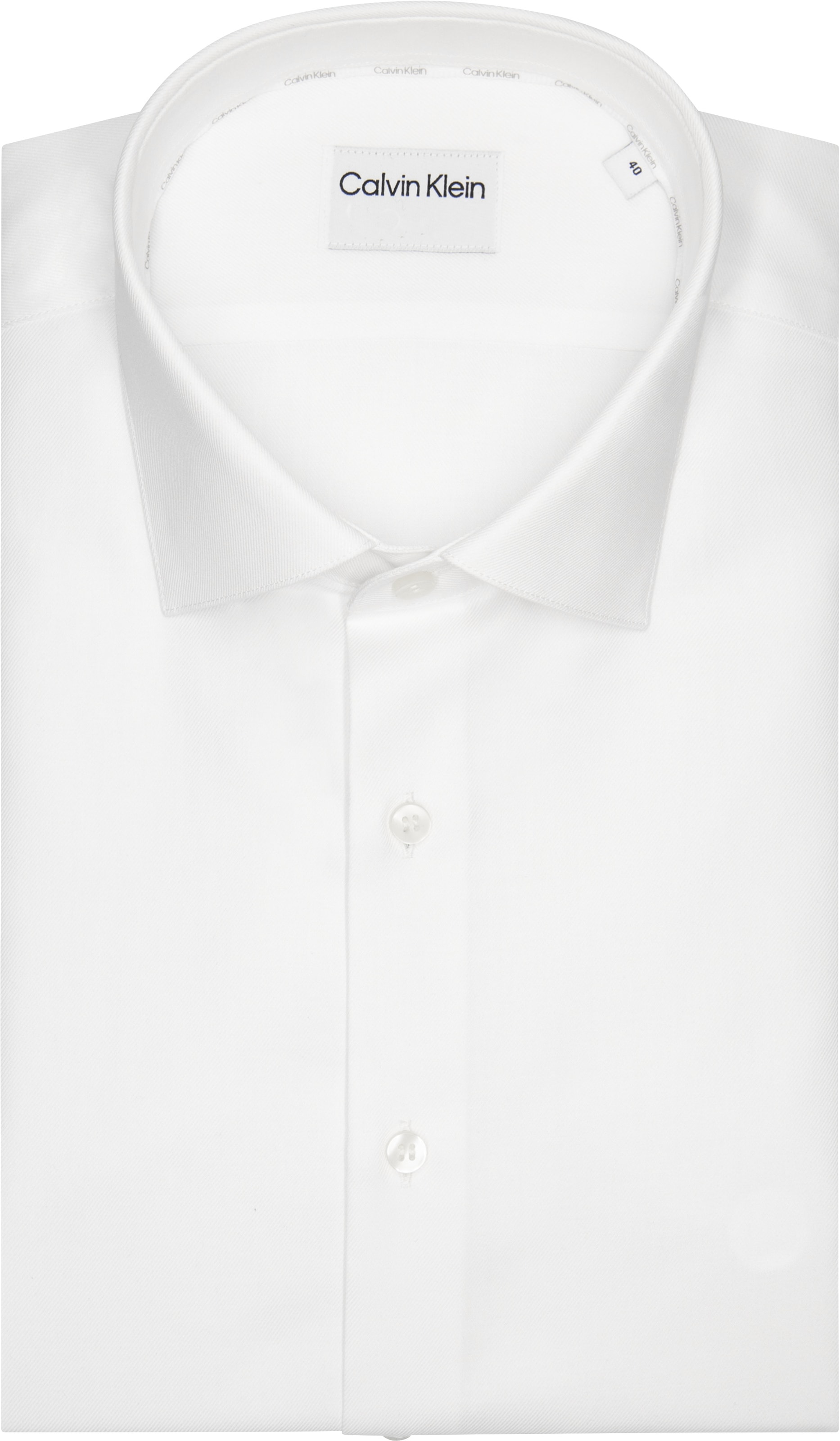 Calvin Klein Businesshemd »REG ESNTL POPLIN STR SLD« Regular fit, mit Rundhalsausschnitt