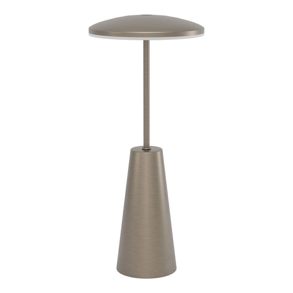 EGLO Tischleuchte »PICCOLA«, 1 flammig, Leuchtmittel LED-Modul | LED fest integriert, dimmbare Nachttischlampe, Metall in Bronze, Lampe für Balkon, IP54