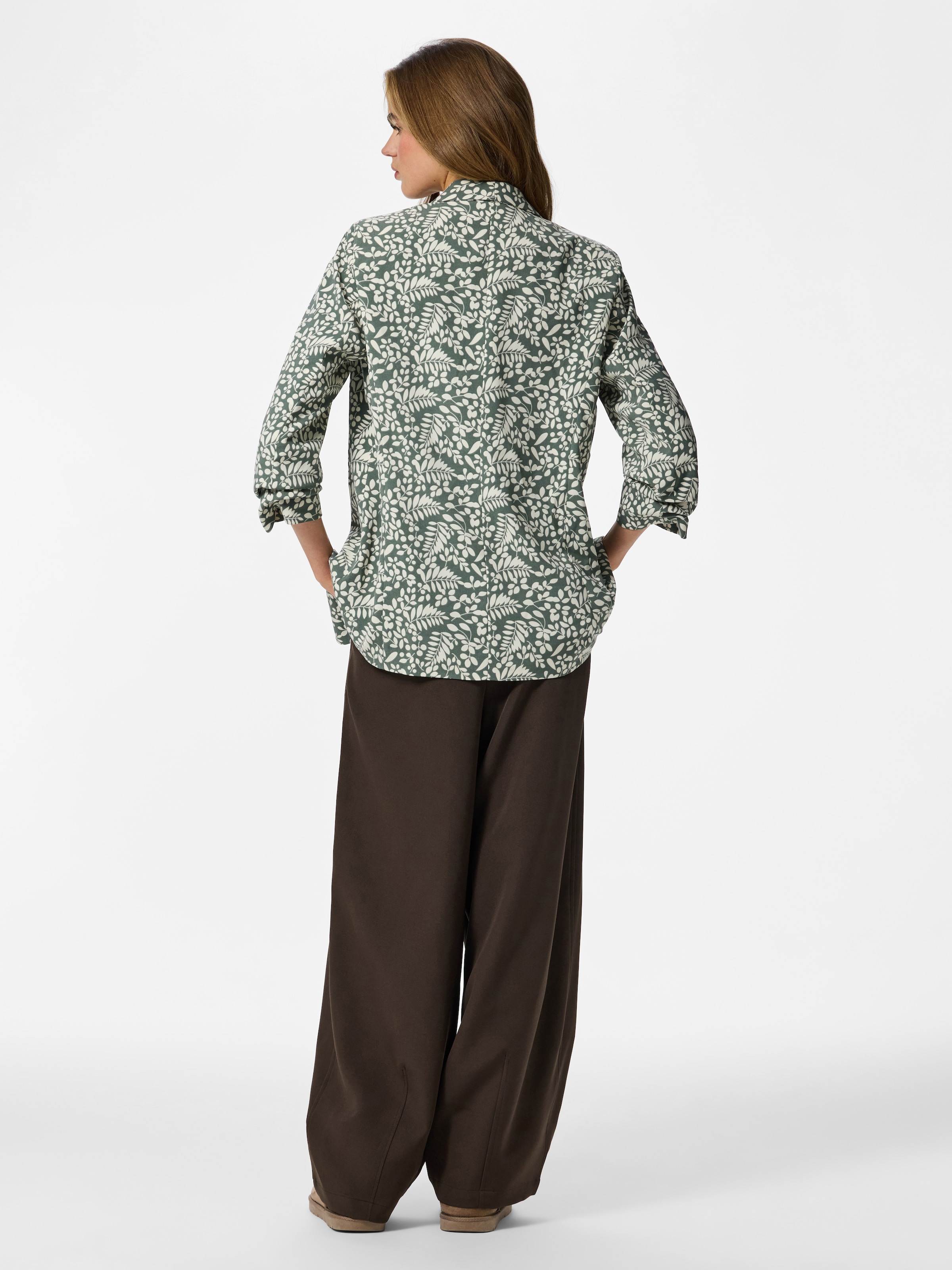 pieces Blusenblazer »PCBOSELLA 3/4 PRINTED BLAZER NOOS« mit 3/4 Ärmel