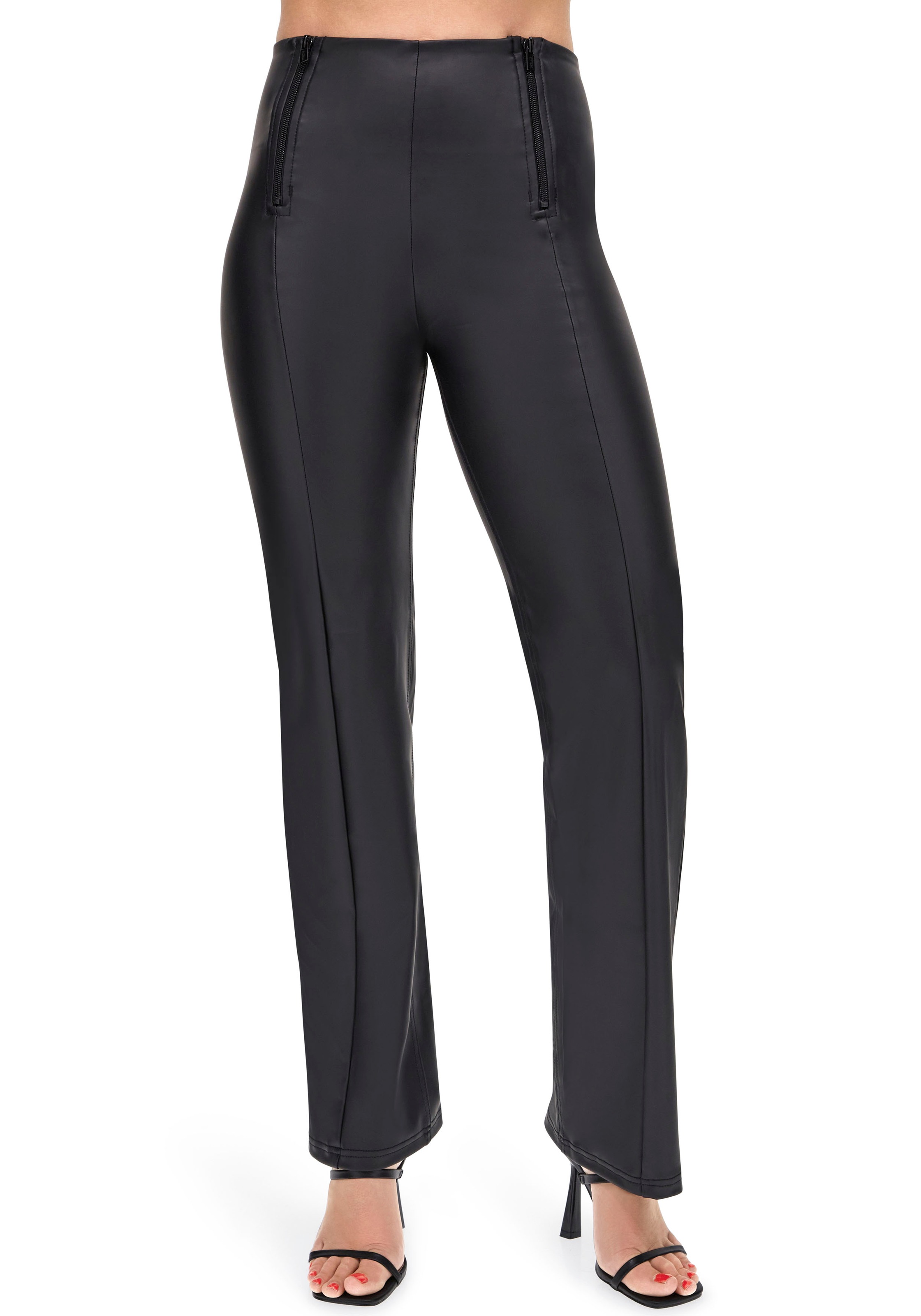 Freddy Lederimitathose »WRUP2 SUPERSKINNY« mit seitlichen Reißverschlüssen in Leder-Optik