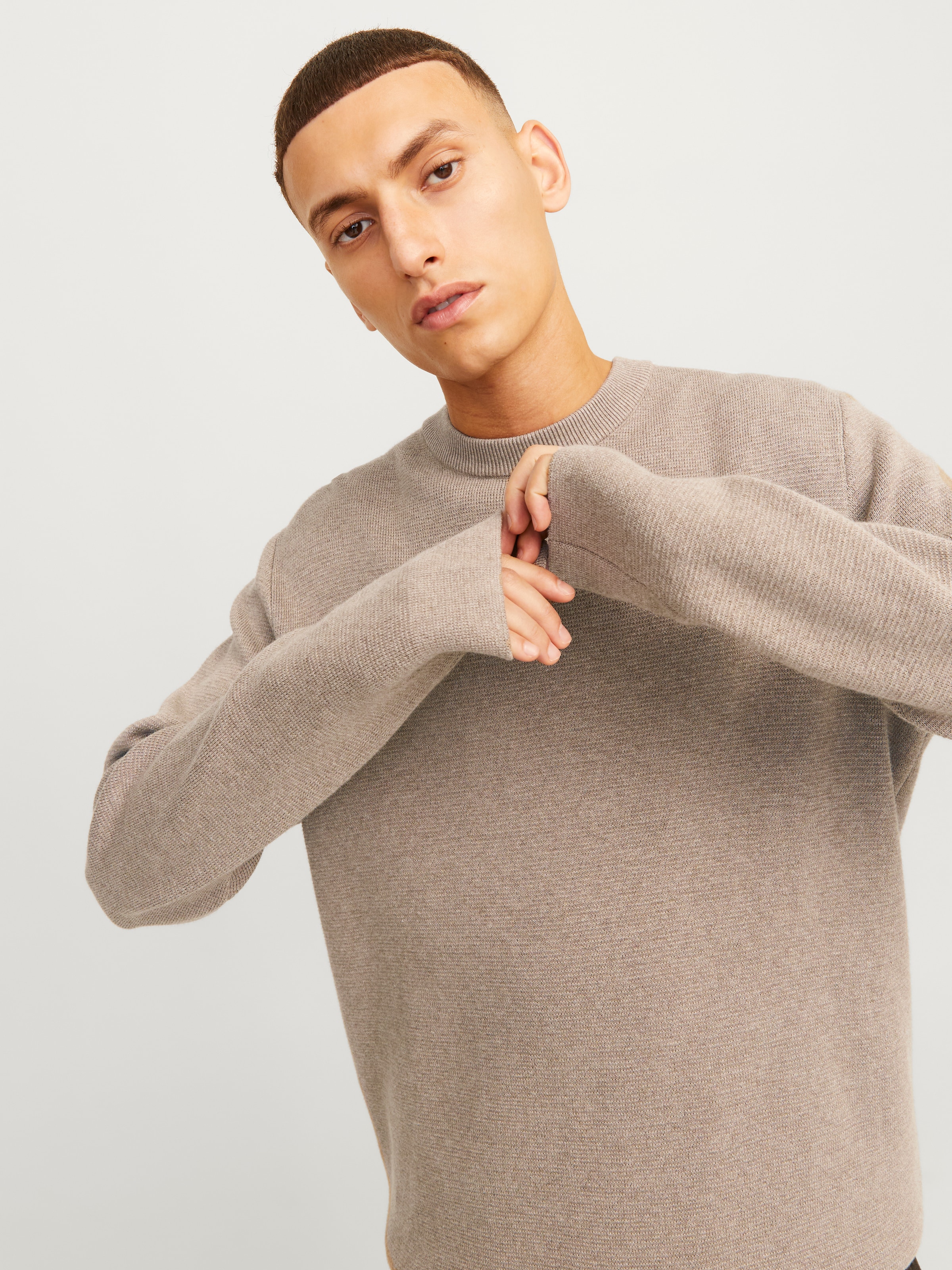 Jack & Jones Strickpullover »JPRBLAMILANO STITCH KNIT CREW NECK SN«