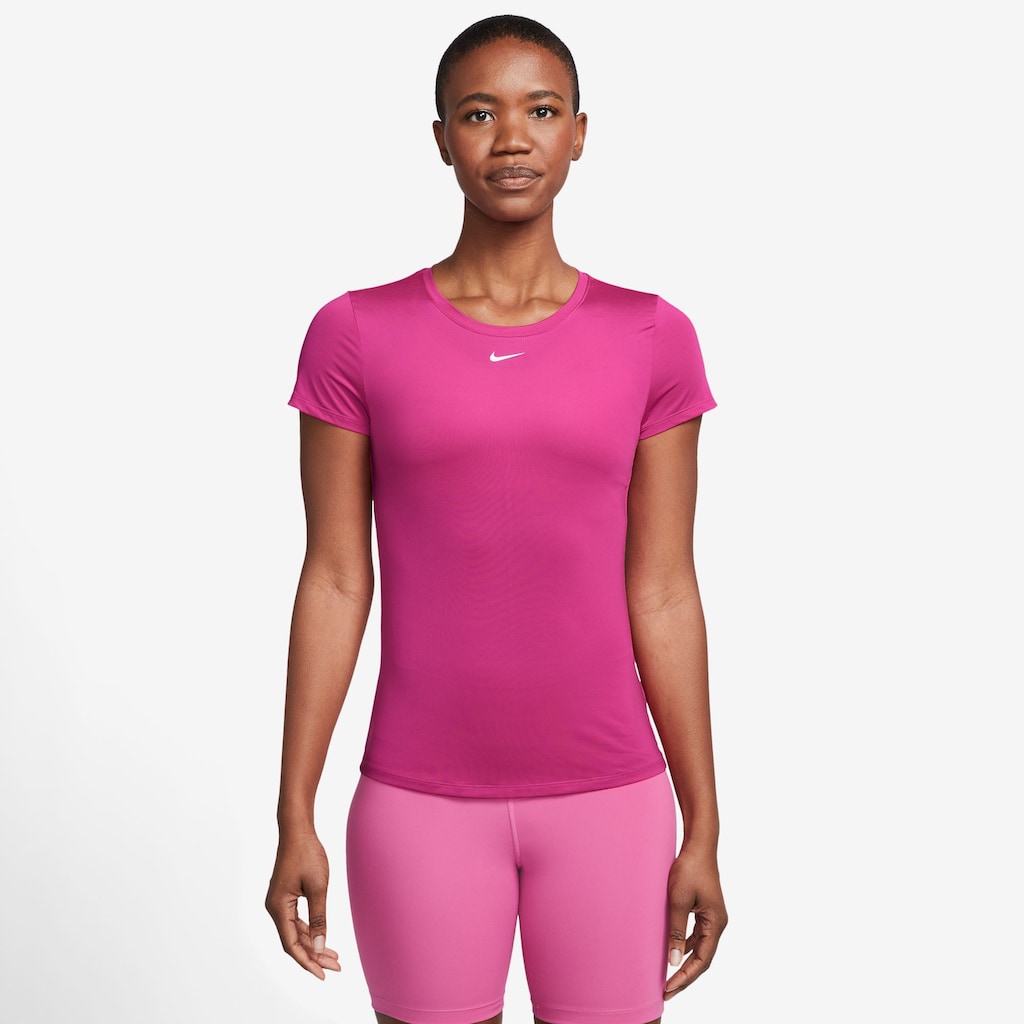 Nike Trainingsshirt »DRI-FIT ONE WOMEN'S SLIM FIT SHORT-SLEEVE TOP«