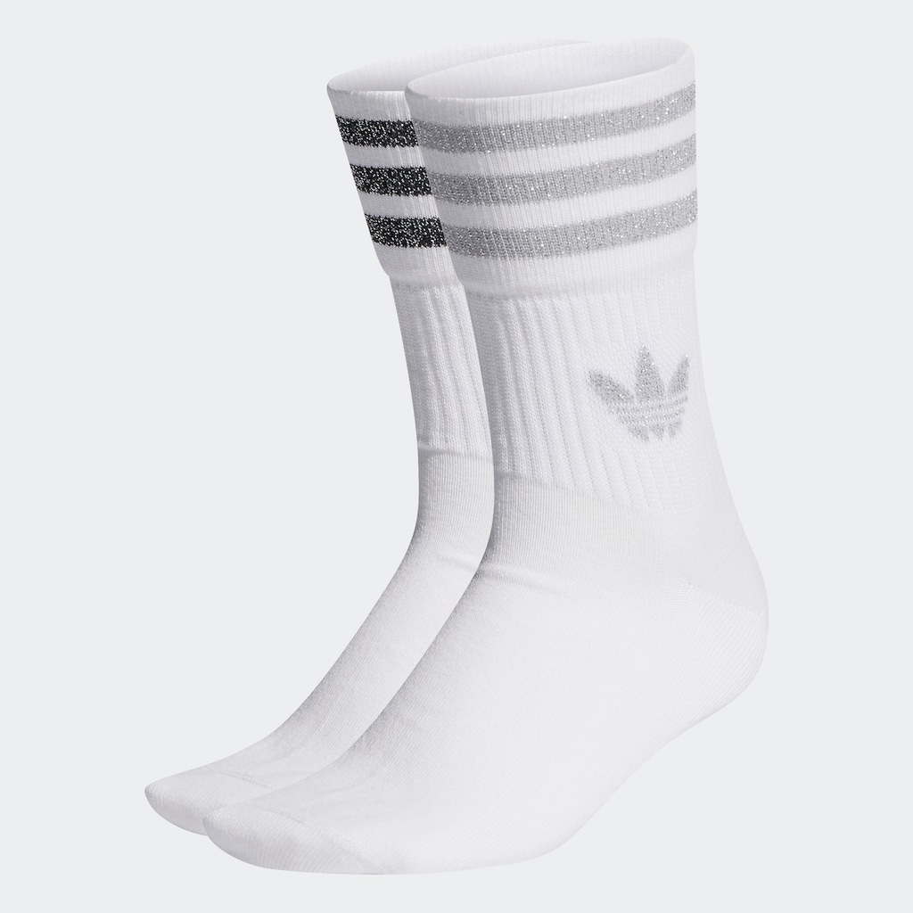 adidas Originals Sportsocken »MIDCUT GLITTER CREW SOCKEN, 2 PAAR«, (2 Paar)