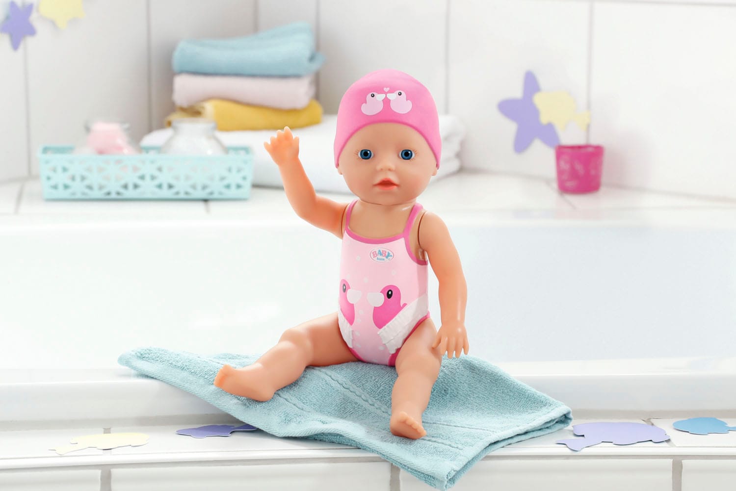 Baby Born Babypuppe »My First Swim Girl, 30 cm«, schwimmt Kraul und Schmetterling