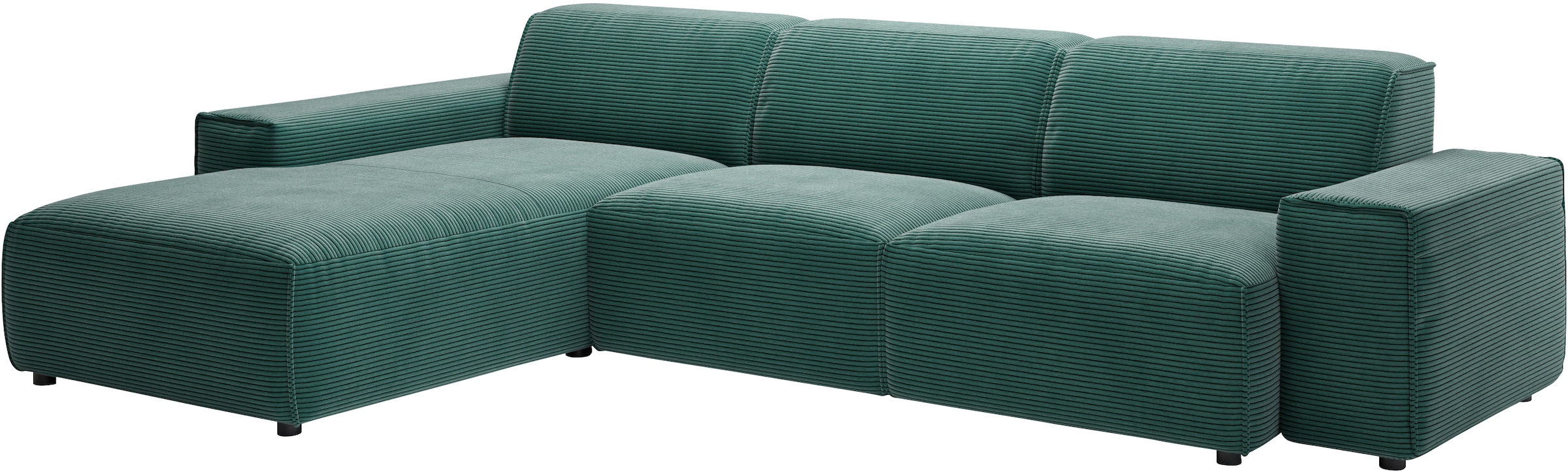 andas Ecksofa »Glimminge auch in Breitcord, Feincord, Bouclé + Easy care-Bezug«, L-Form, Breite 294, Zierkissen