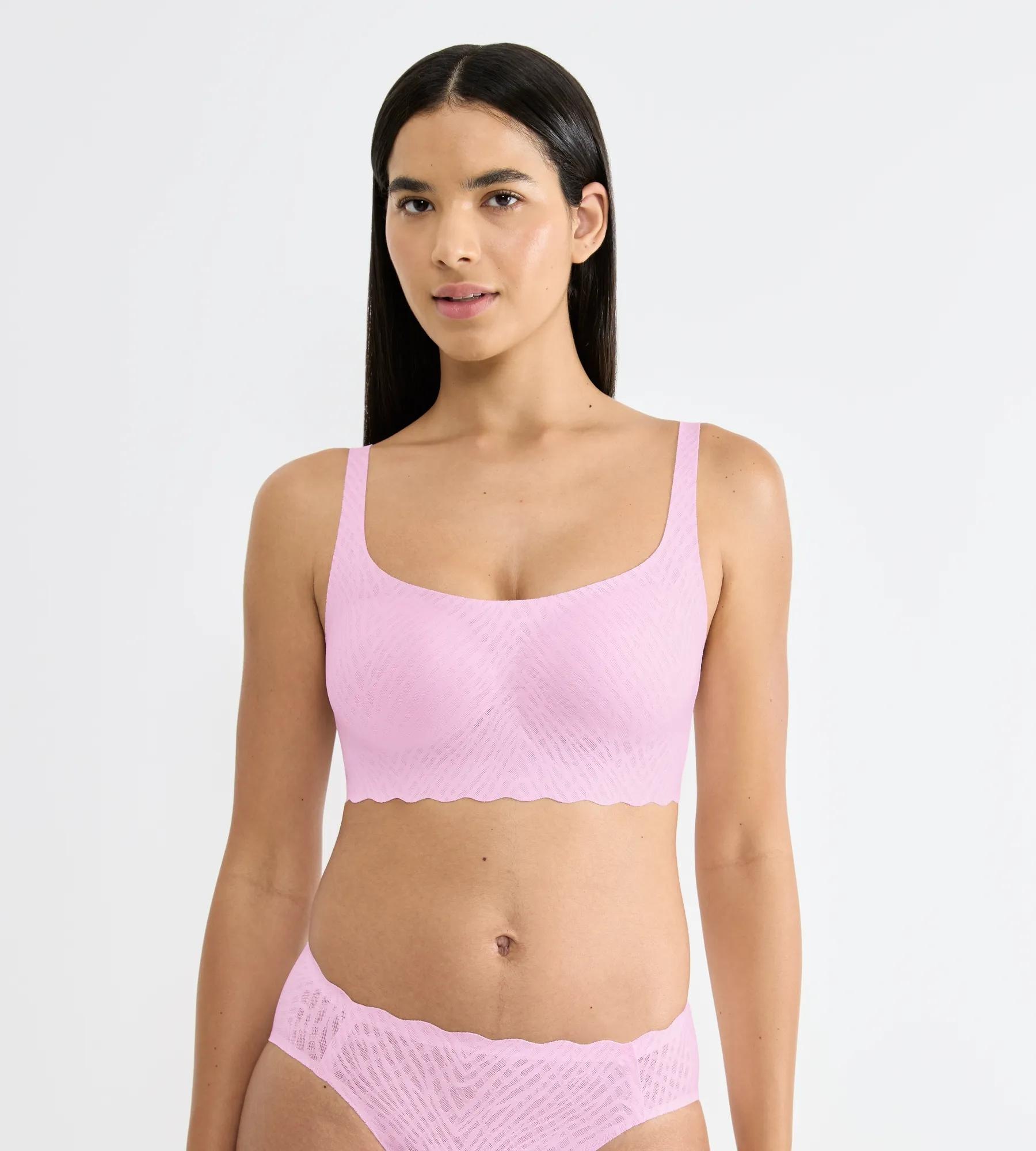 sloggi Bustier "ZERO Feel Bliss" mit herausnehmbaren, atmungsaktiven Pads und Stretch-Spitze