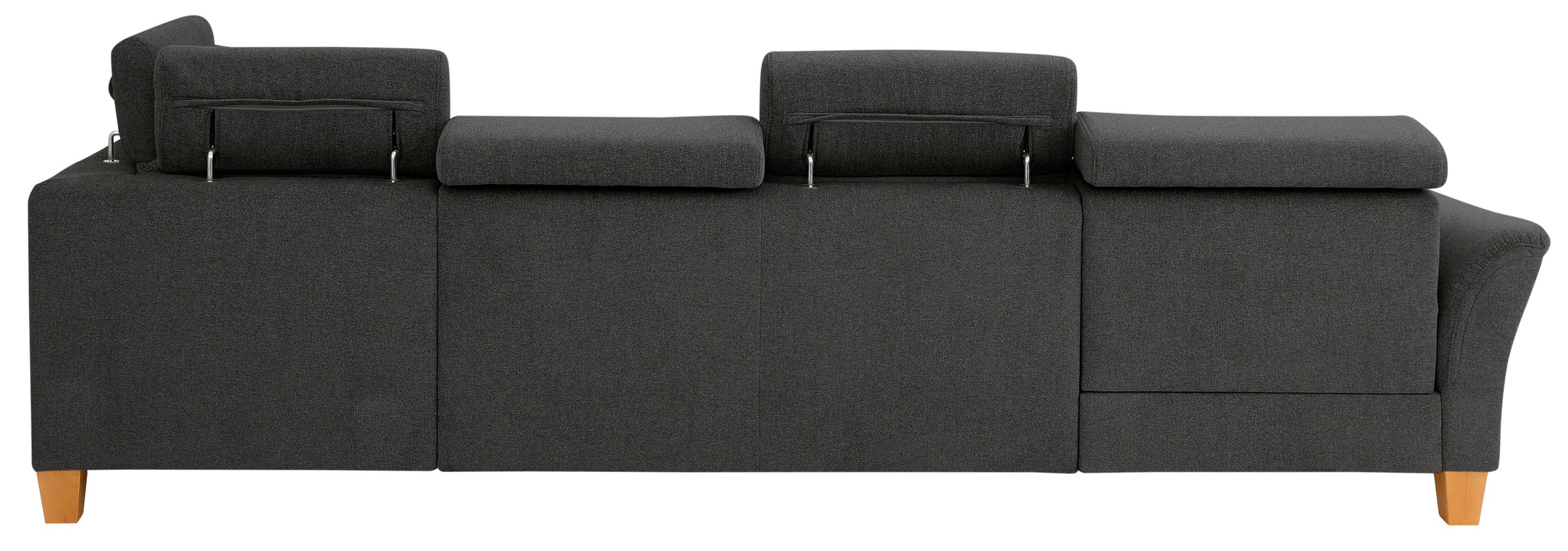 Home affaire Wohnlandschaft »Conville U-Form«, Kopfteilverstellung wahlweise mit Bettfunktion und Bettkasten