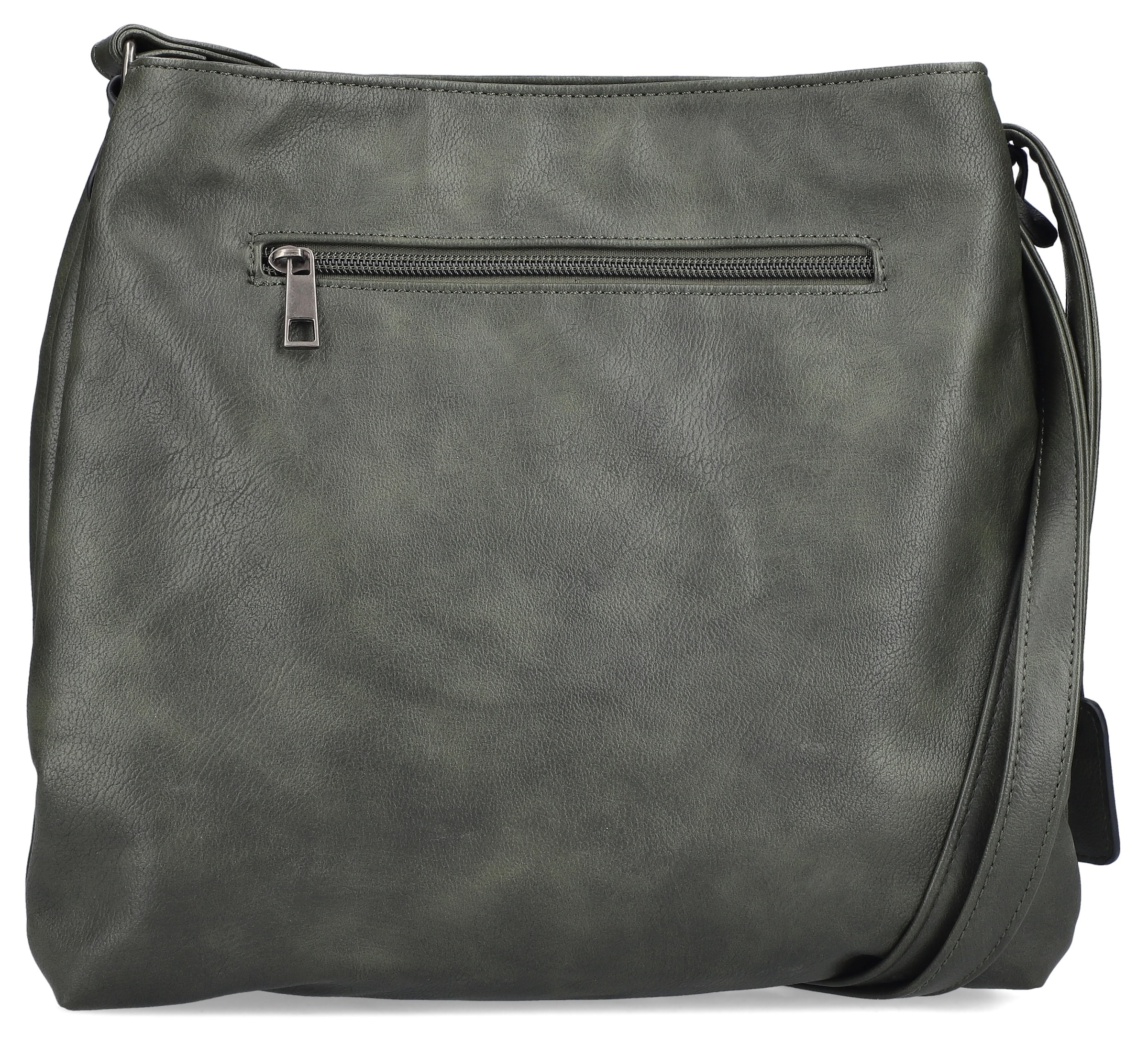 Rieker Umhängetasche »Montenegro«, Schultertasche Damen Tasche mit dekorativen Aufnähern