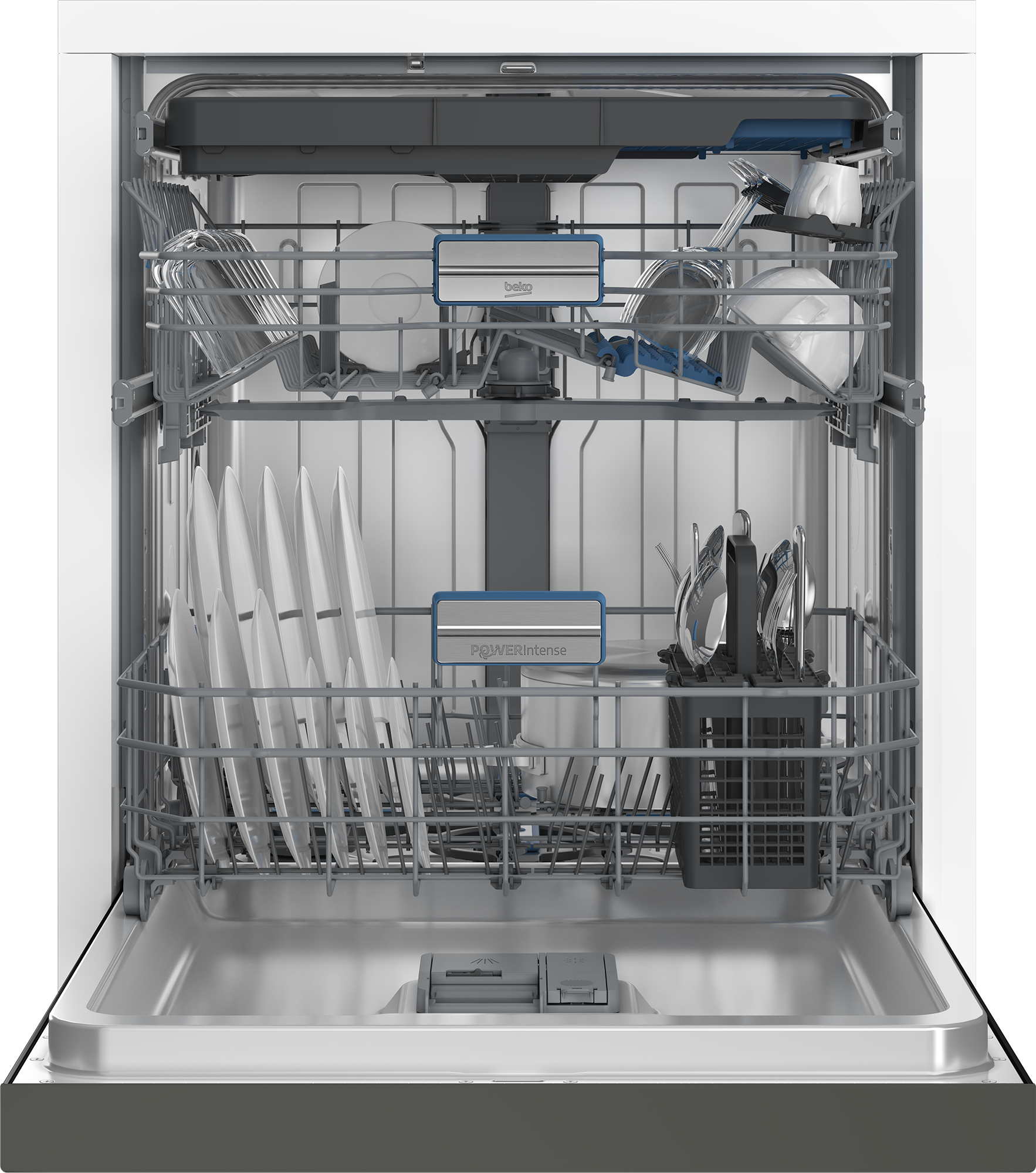 BEKO Unterbaugeschirrspüler »BDDN36541DDP« 8,9 l 15 tlg. Maßgedecke