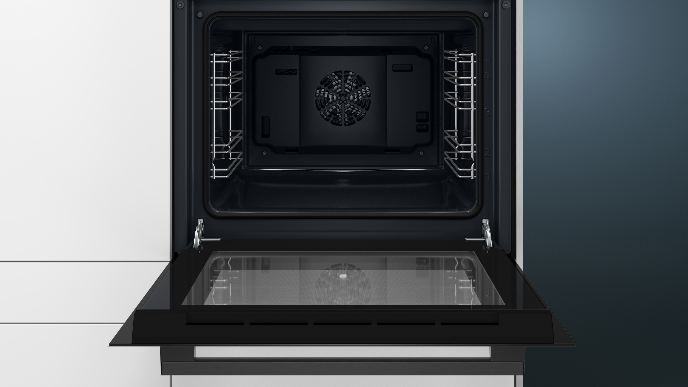 SIEMENS Backofen iQ100 »HB013FBB1« 3D-Heißluft für gleichmäßige Hitzeverteilung & perfekte Ergebnisse