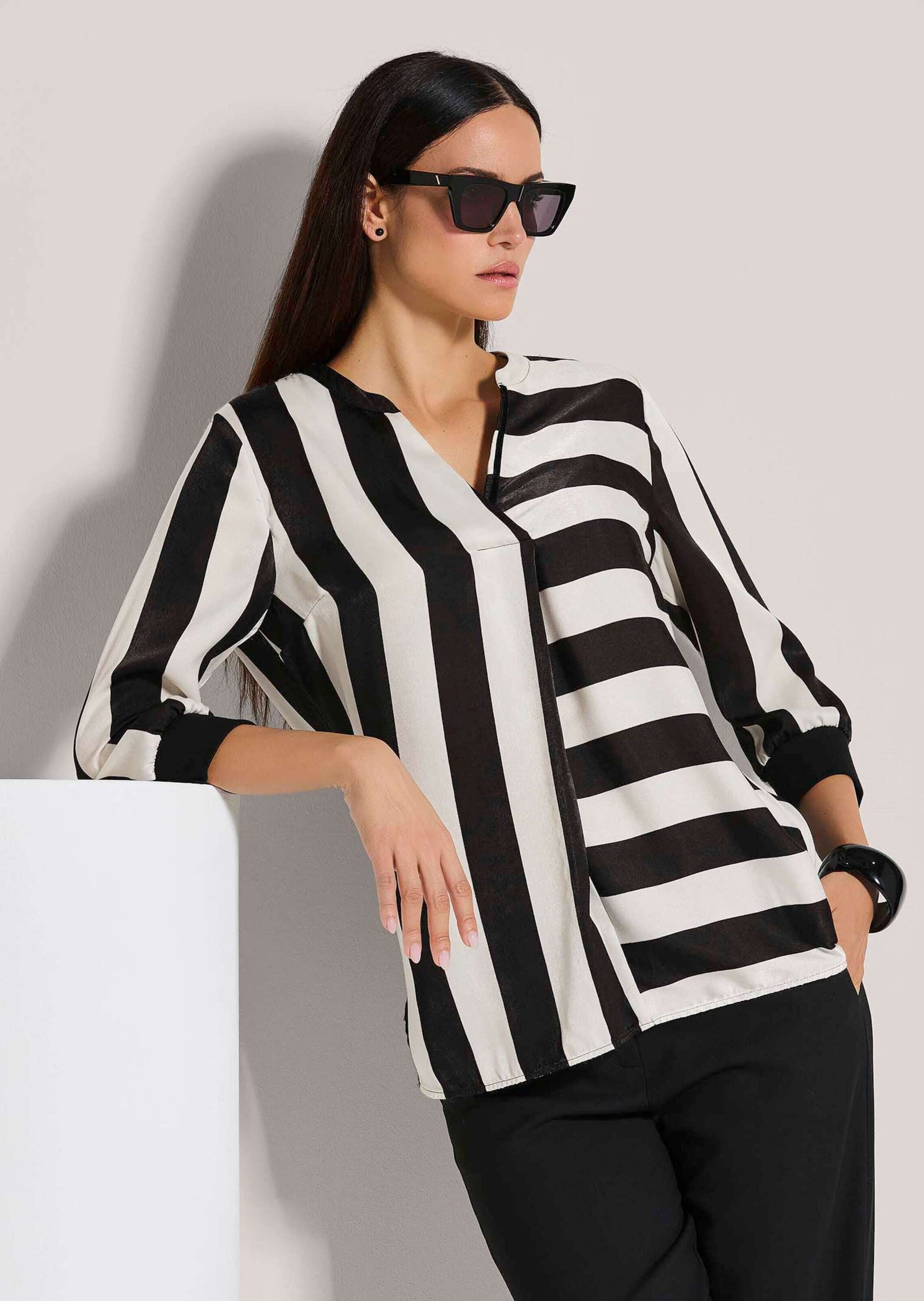 MADELEINE Tunika »Bluse Tunika-Bluse mit 3/4-Ärmeln«