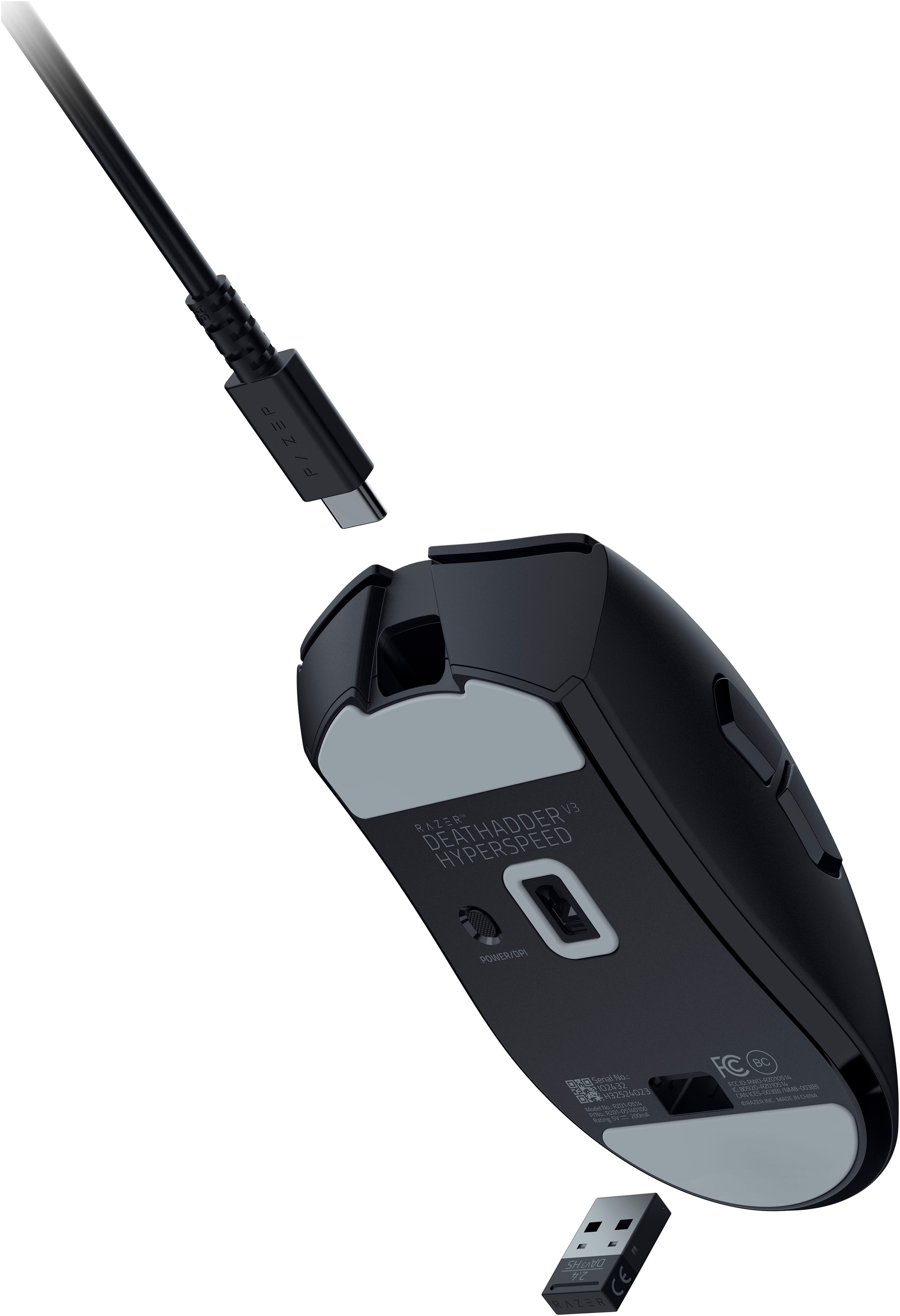 RAZER Gaming-Maus »DeathAdder V3 HyperSpeed«, Funk