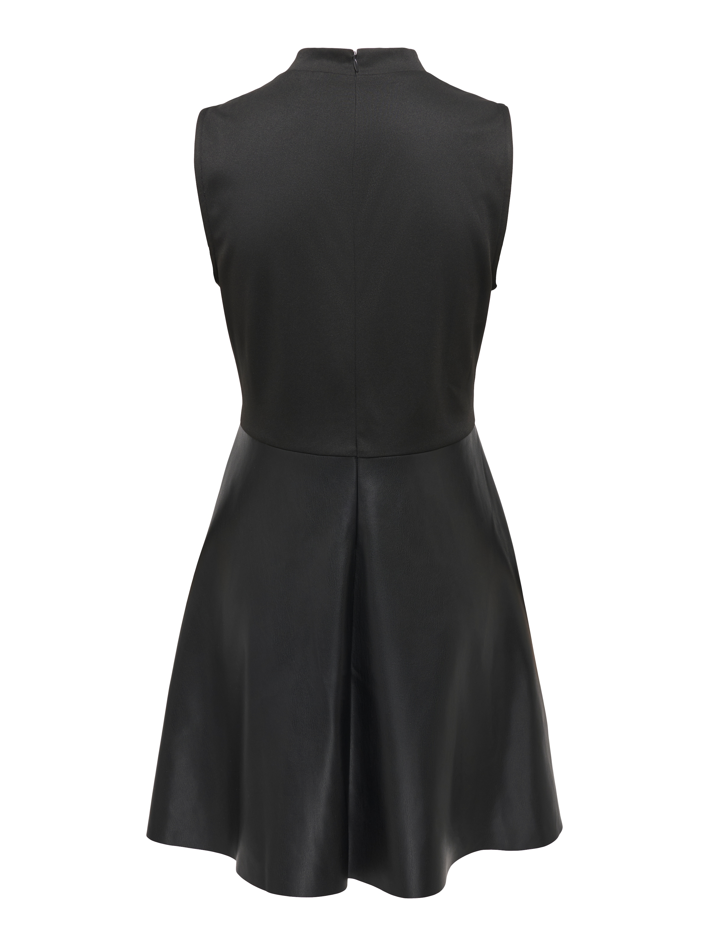 ONLY Partykleid »ONLMADDIE S/L FAUX LEATHER MIX DRESS OTW« Materialmix aus Jersey und Lederimitat