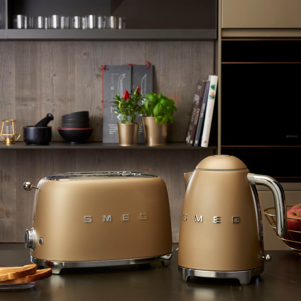 Smeg Toaster »TSF01CHMEU«, 2 kurze Schlitze, 950 W